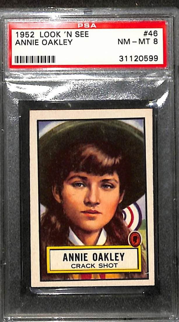 1952 Topps Look 'N See #46 Annie Oakley PSA 6 EX-MT 31120599