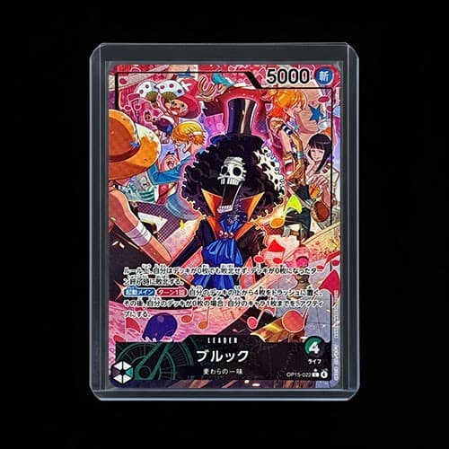 One Piece Card Game OP15-022 Brook LEADER Parallel Alt Art Straw Hat Pirates
