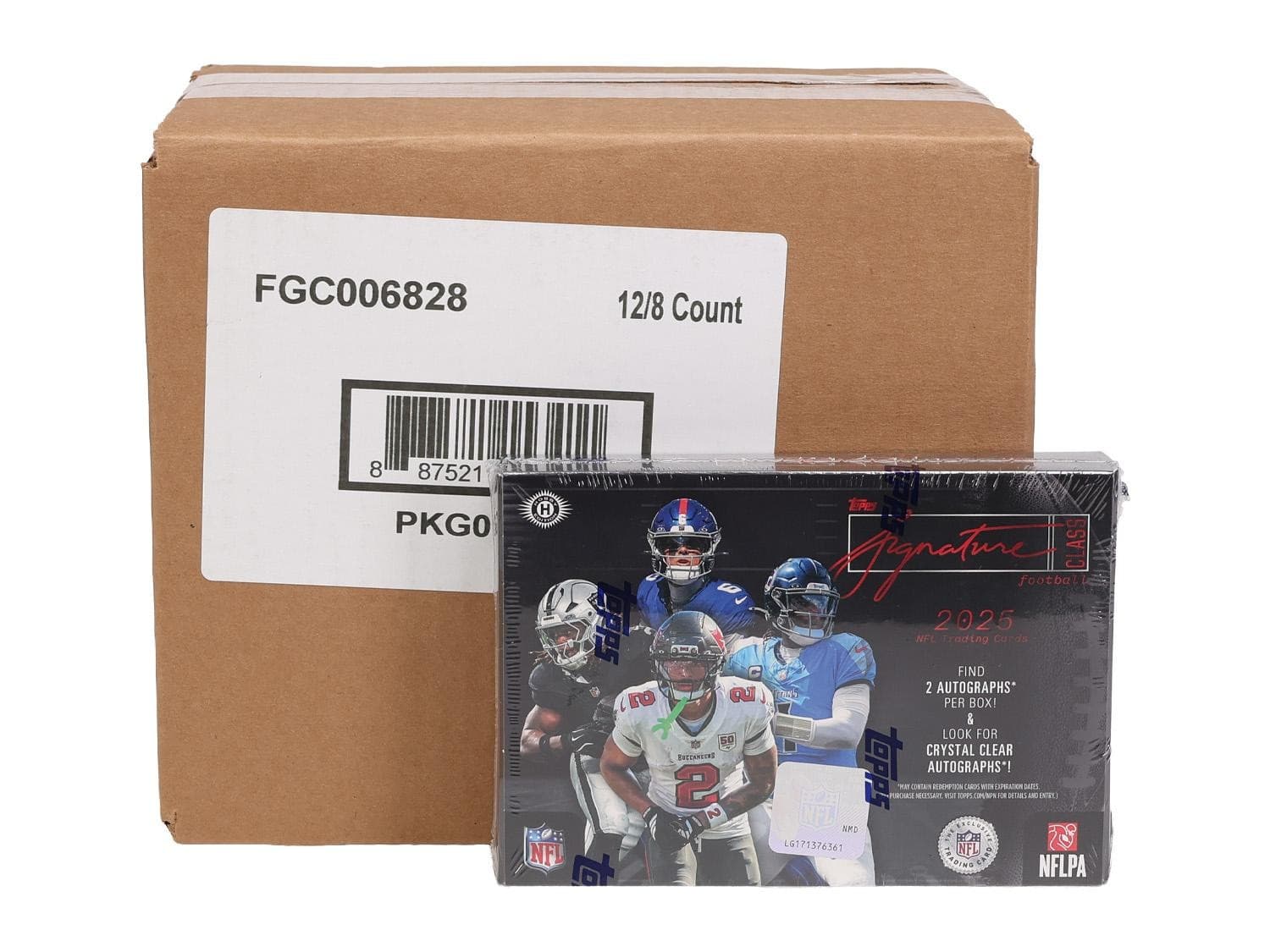 2025 TOPPS SIGNATURE CLASS FOOTBALL HOBBY 12-BOX CASE