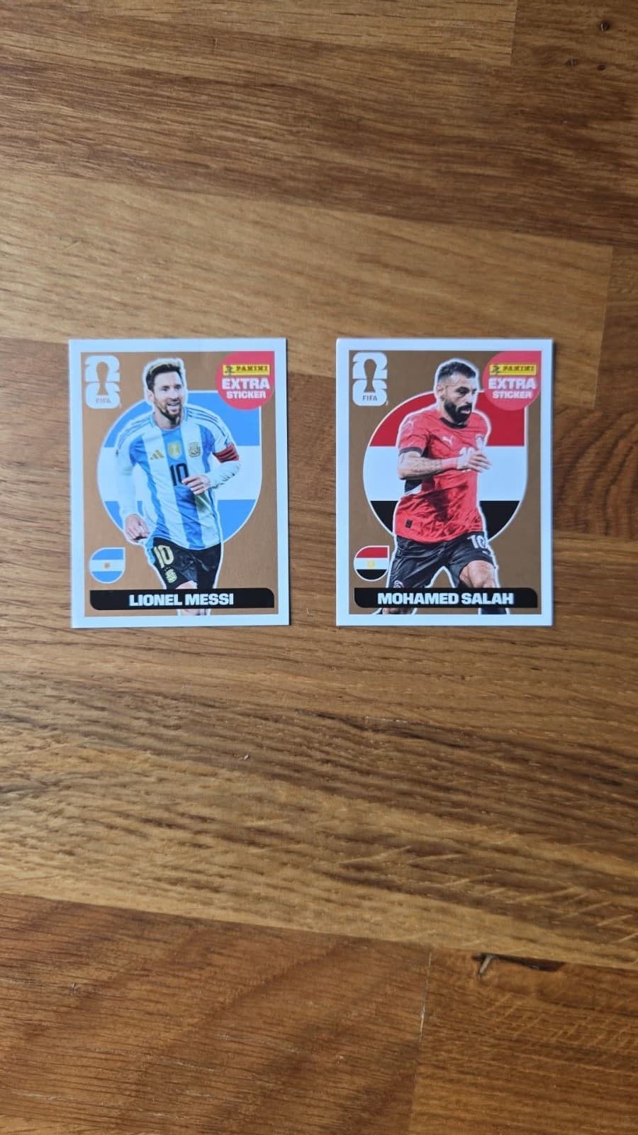 panini world cup 2026 extra stickers messi and salah bronze