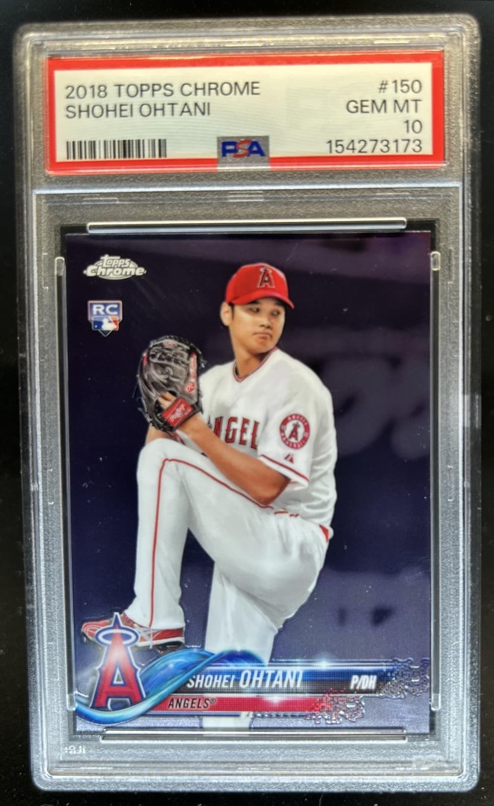 2018 Topps Chrome Shohei Ohtani RC Rookie #150 Angels PSA 10 GEM MINT