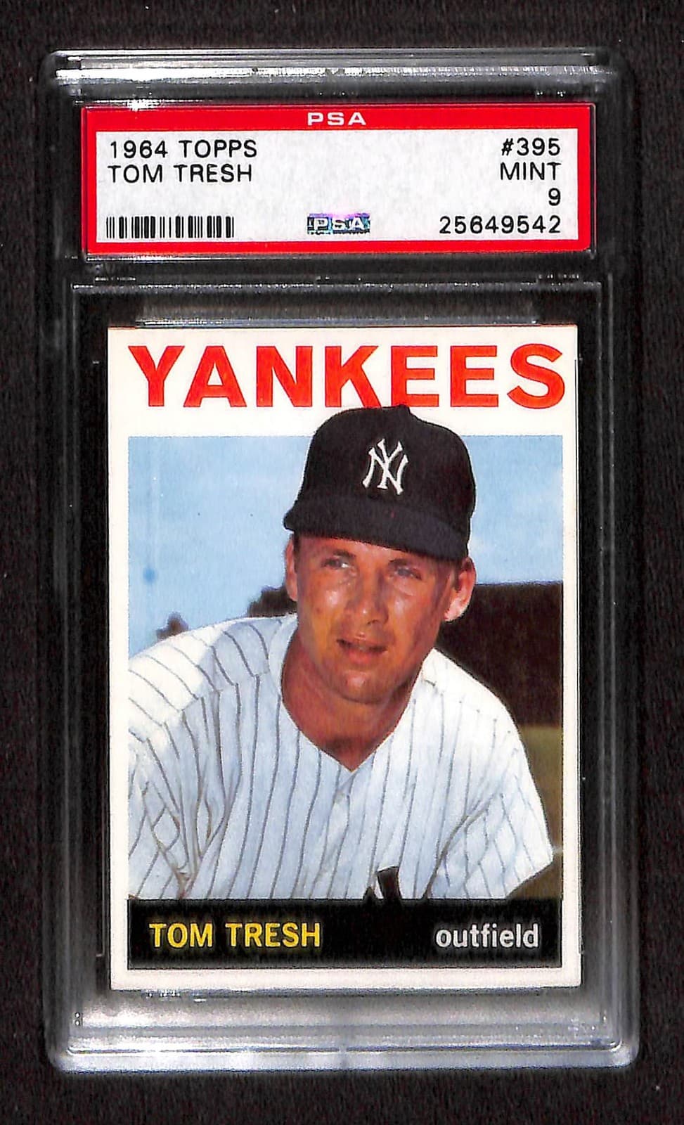 1964 Topps #395 TOM TRESH PSA 9 Mint 25649542