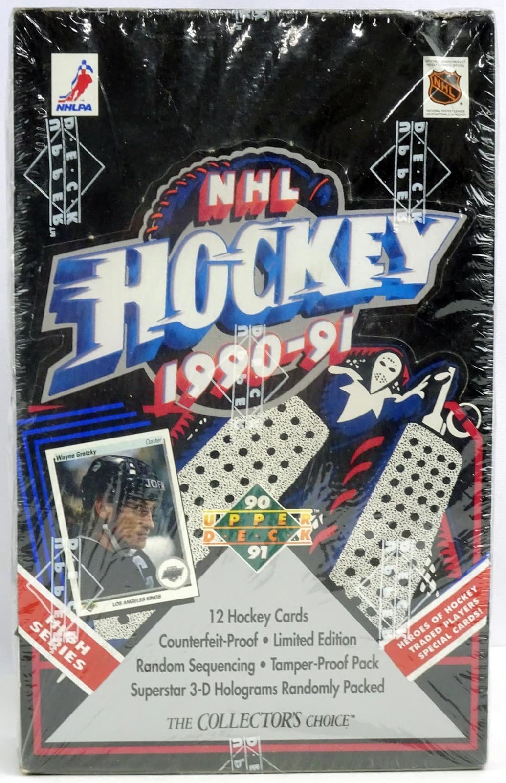 1990/91 Upper Deck English High # Hockey Hobby Box