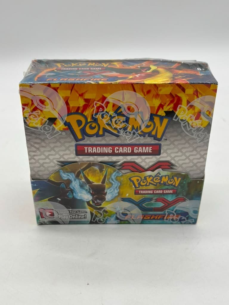 2014 Pokemon TCG XY Flashfire Booster Box SEALED WITH ACRYLIC CASE