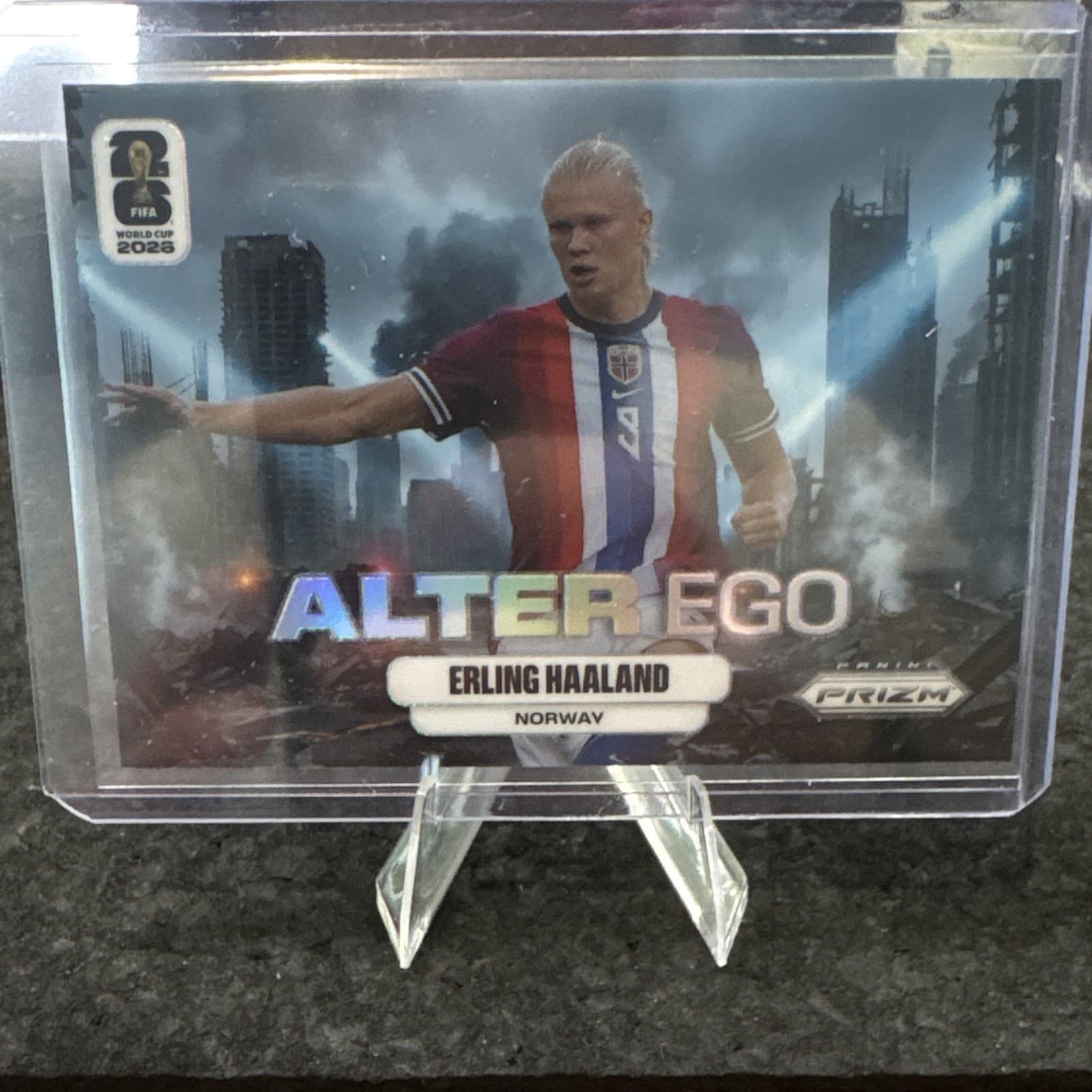 2026 Panini Prizm FIFA World Cup Alter Ego Insert Erling Haaland Norway #4 SSP🔥