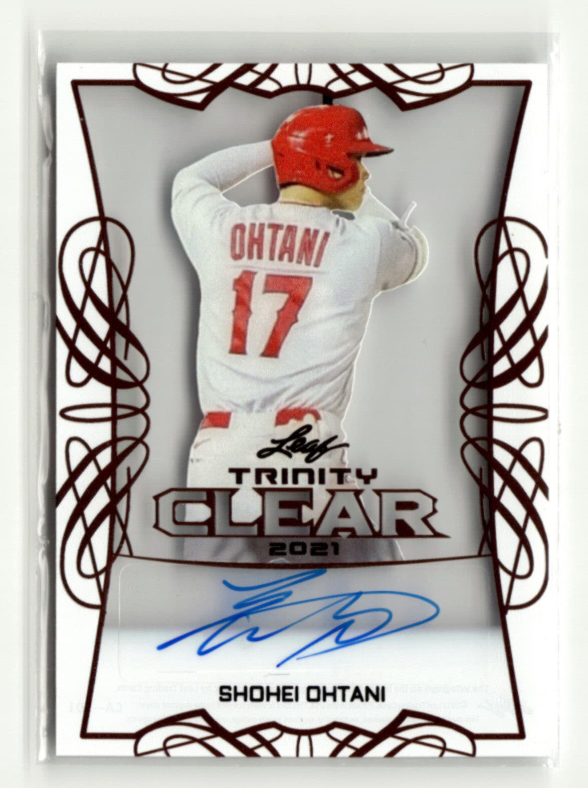 Shohei Ohtani 2021 Leaf Trinity Clear Auto CA-S01 SSP [H1