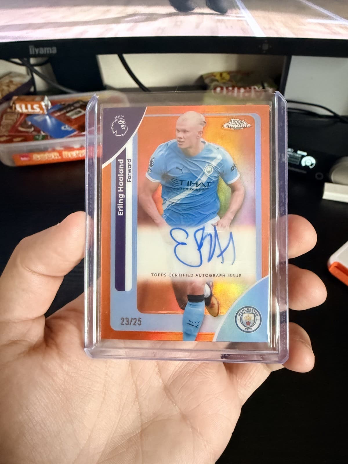 2026 topps chrome premier league erling haaland