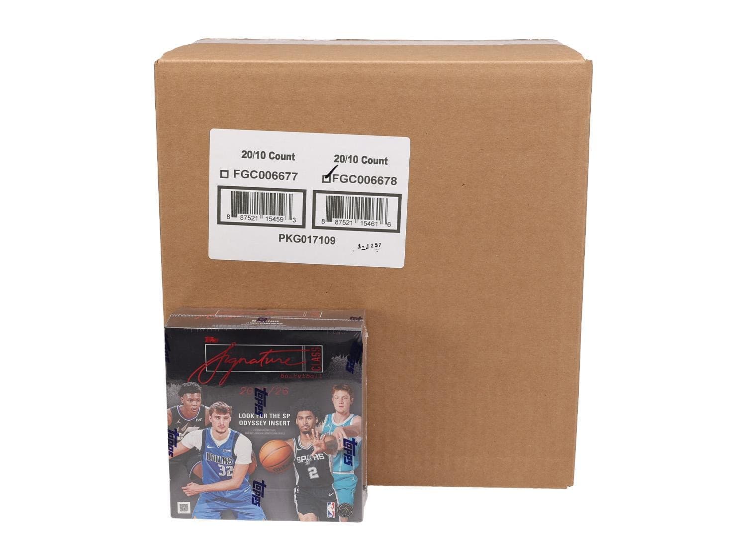 2025/26 TOPPS SIGNATURE CLASS BASKETBALL MEGA 20-BOX CASE