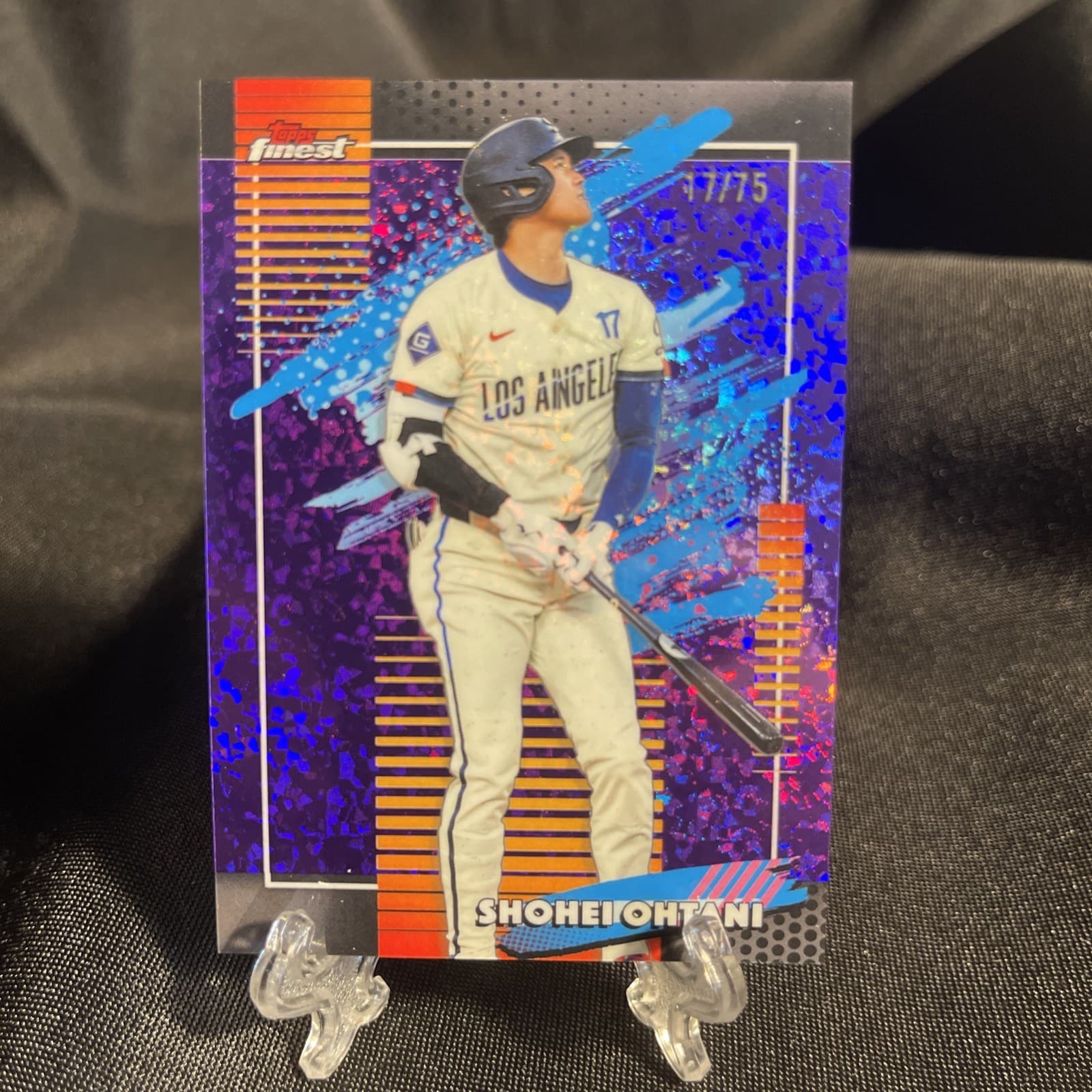 2026 Topps Finest Shoehei Ohtani Jersey # Match 17/75 Los Angeles Dodgers SP