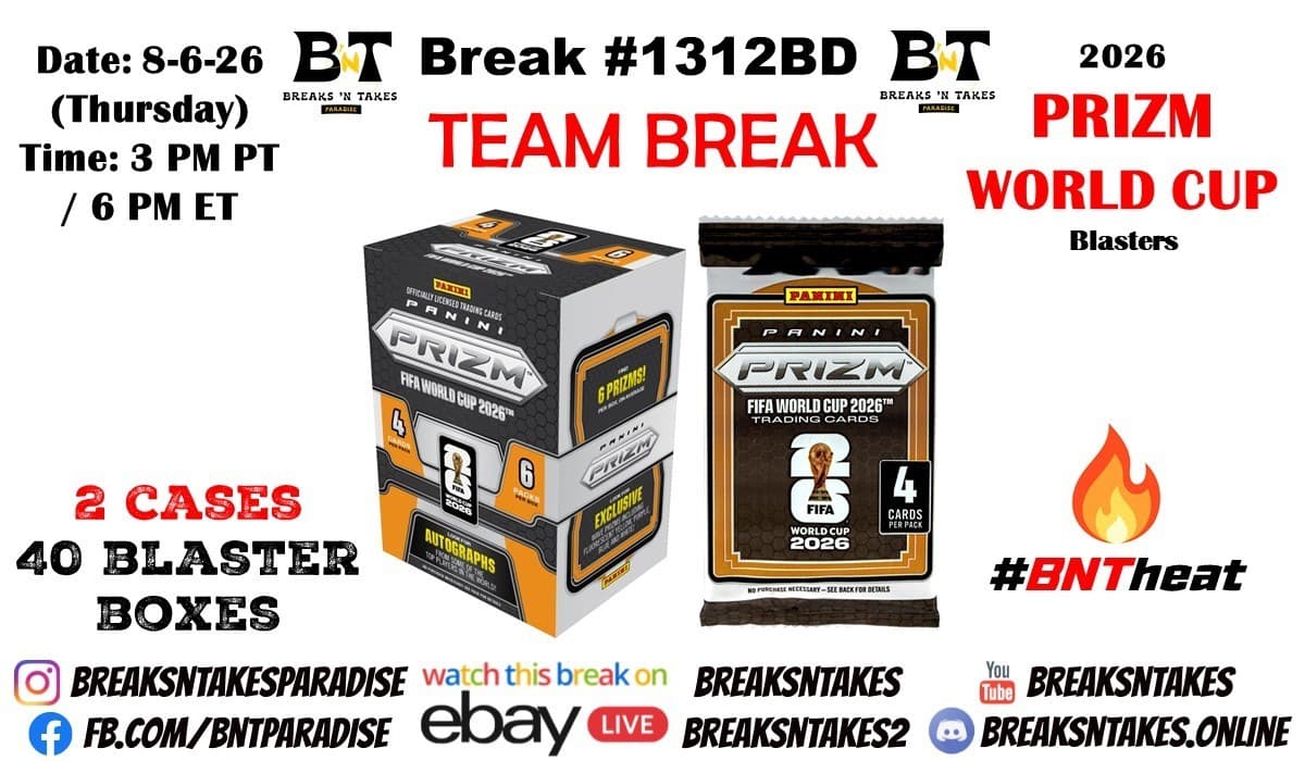 ENGLAND 2026 Panini Prizm FIFA World Cup Soccer Blaster 2 CASE Break #1312BD