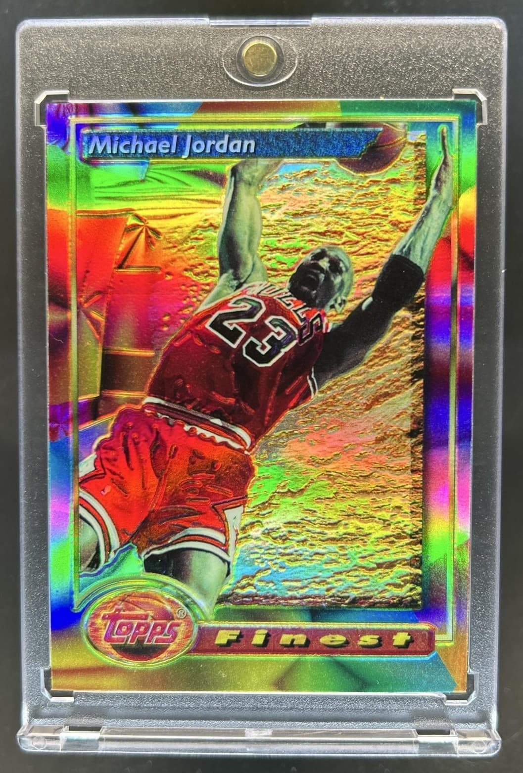 1993-94 Topps Finest Michael Jordan Refractor #1 Bulls