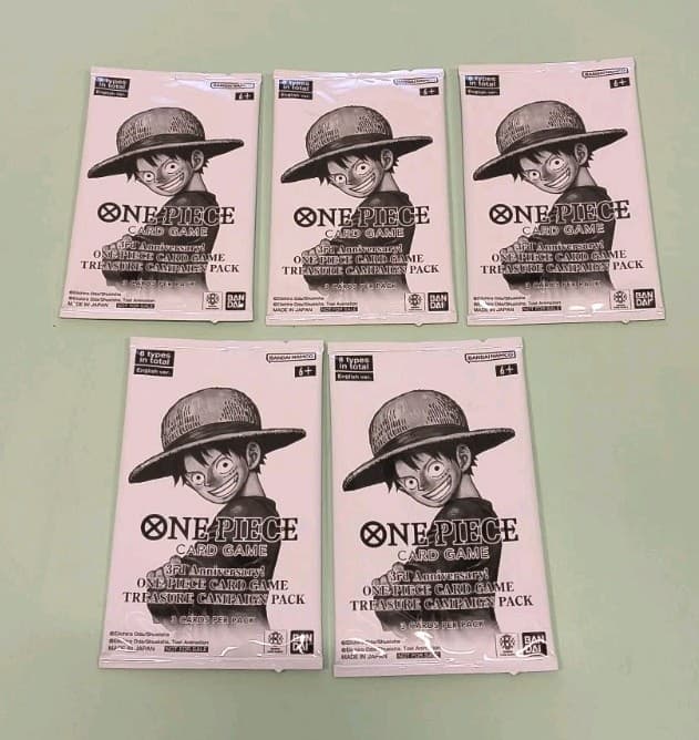 One Piece Card Game 3rd Anniversary One Piece Card Game Treasure Campaign Packs