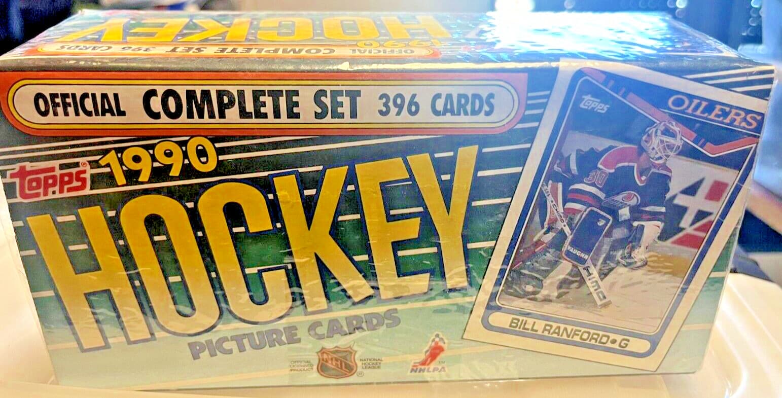 1990 TOPPS UNOPENED HOCKEY SET 396 CARDS