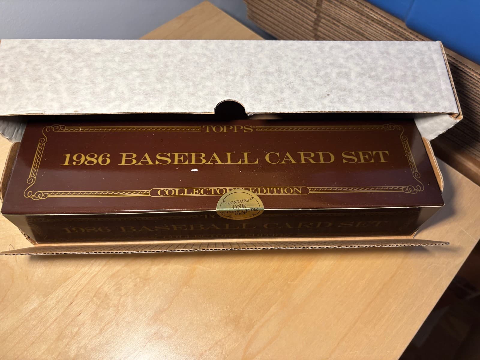 1986 Topps Tiffany Baseball Factory SEALED Set with original box 792 Card