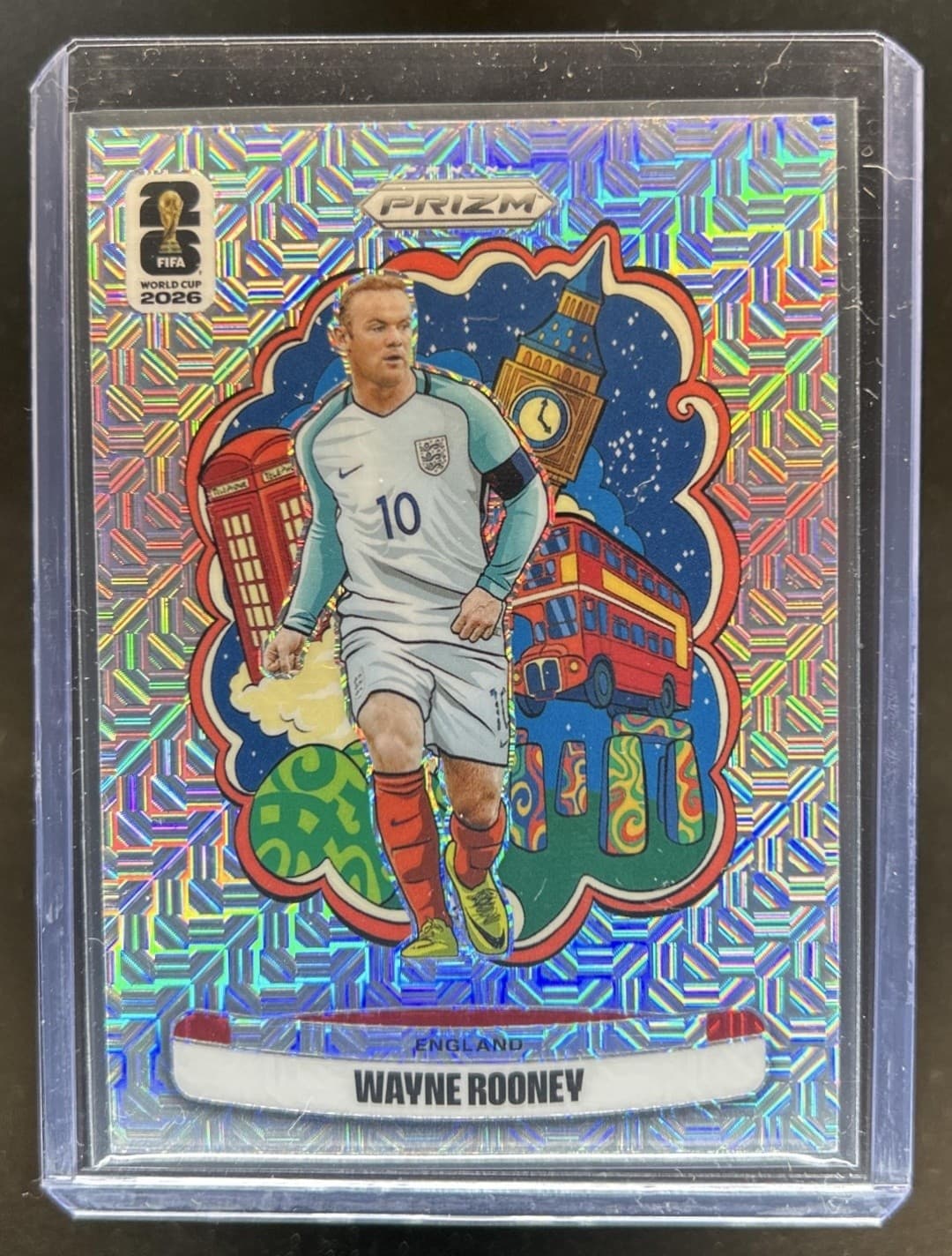 2026 Panini Prizm World Cup Wayne Rooney National Landmarks Mojo SSP #/25