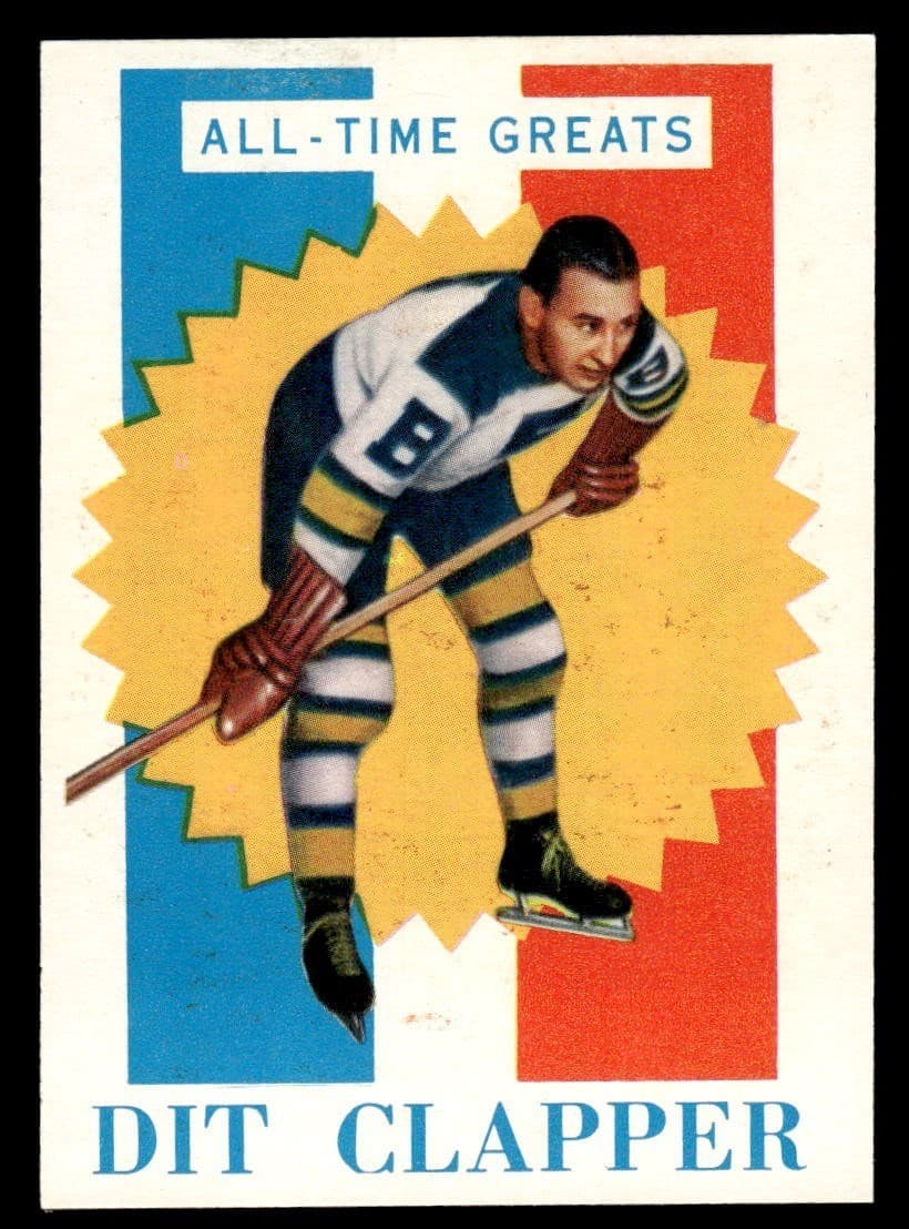 1960 Topps Hockey #26 Dit Clapper NM