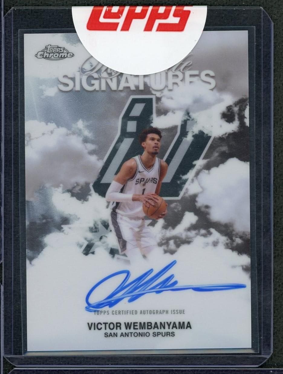 2025/26 Topps Chrome Victor Wembanyama Skywrite Signatures #SWS-VW