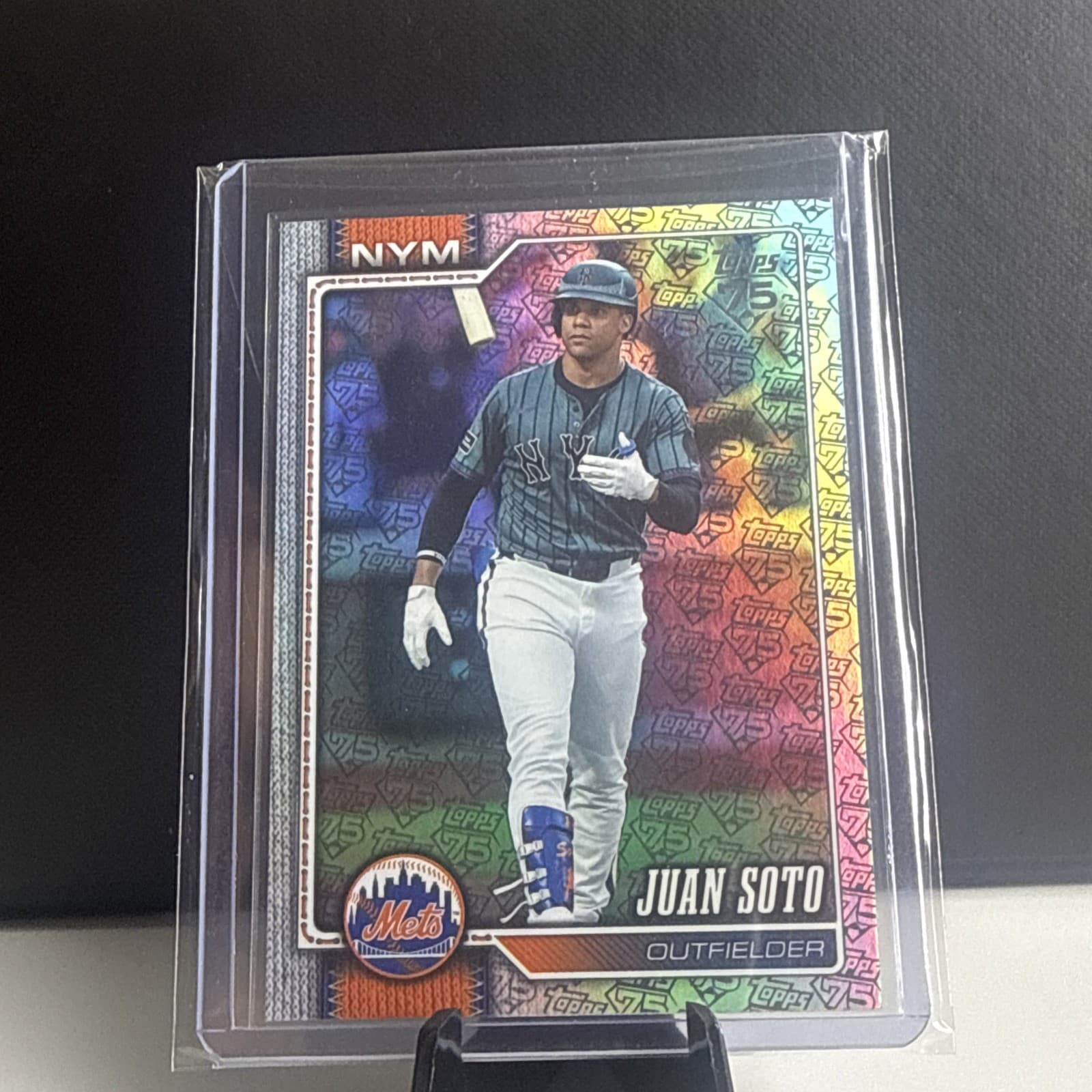 2026 Topps Series 2 Baseball Juan Soto Topps Logo Parallel /75 New York Mets