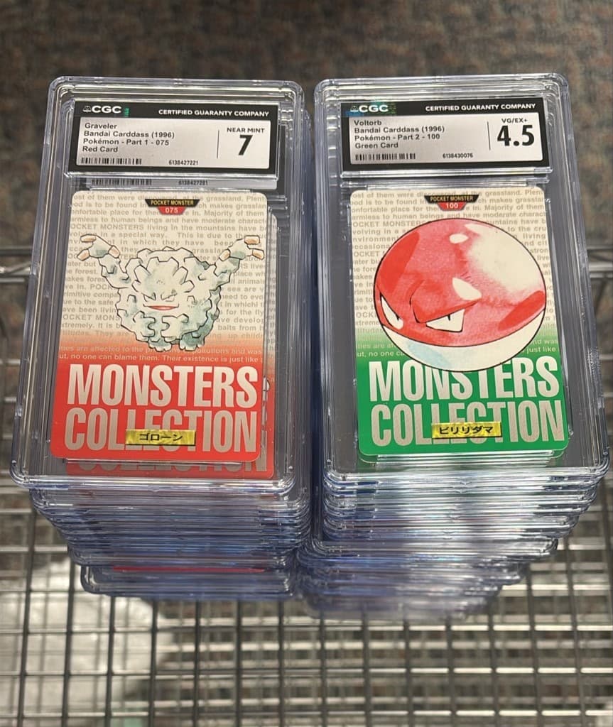 Lot (60) Vintage Pokemon 1996 only CGC