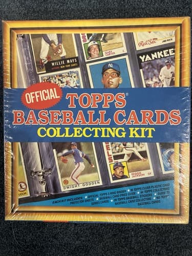 1986 Official Topps Baseball Cards Collecting Kit