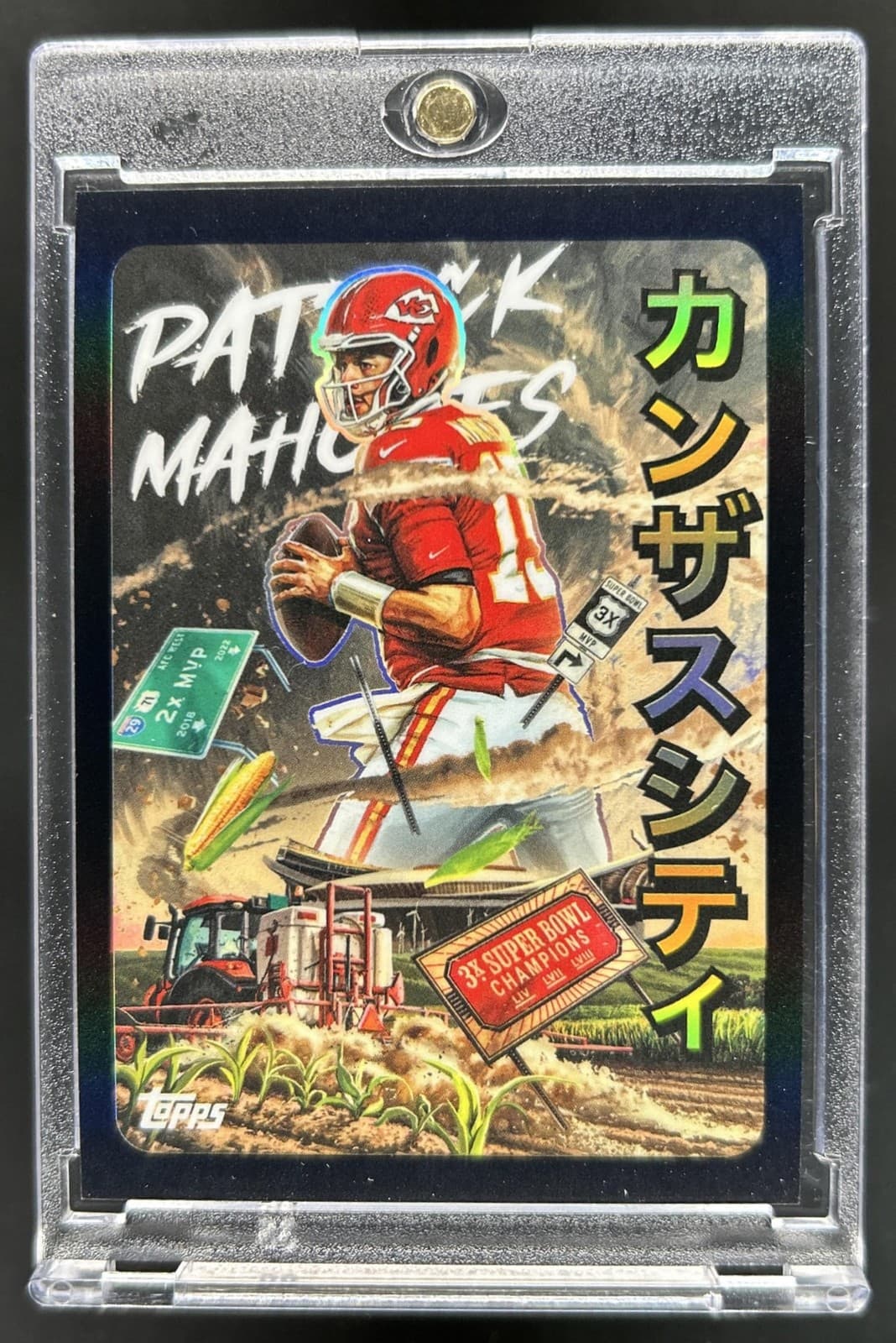 2025 Topps Chrome Patrick Mahomes II Kaiju SSP #KAI-2 Chiefs