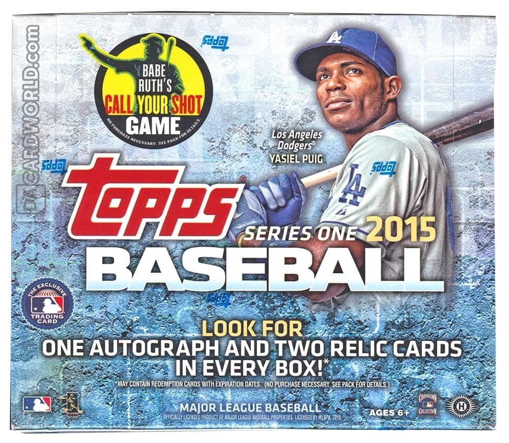 2015 Topps Series 1 Baseball Jumbo Box