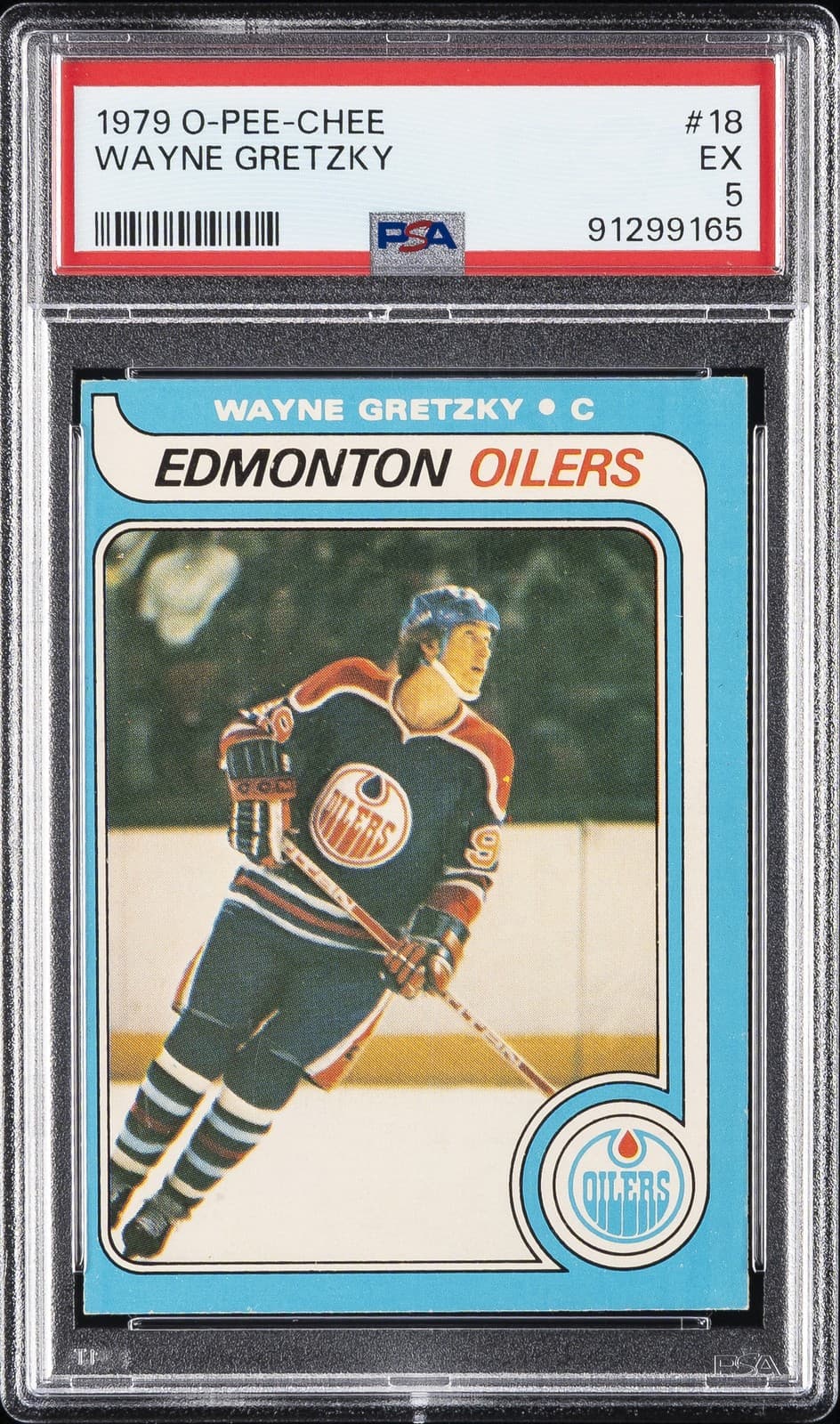 1979 O-PEE-CHEE #18 WAYNE GRETZKY ROOKIE RC PSA 5