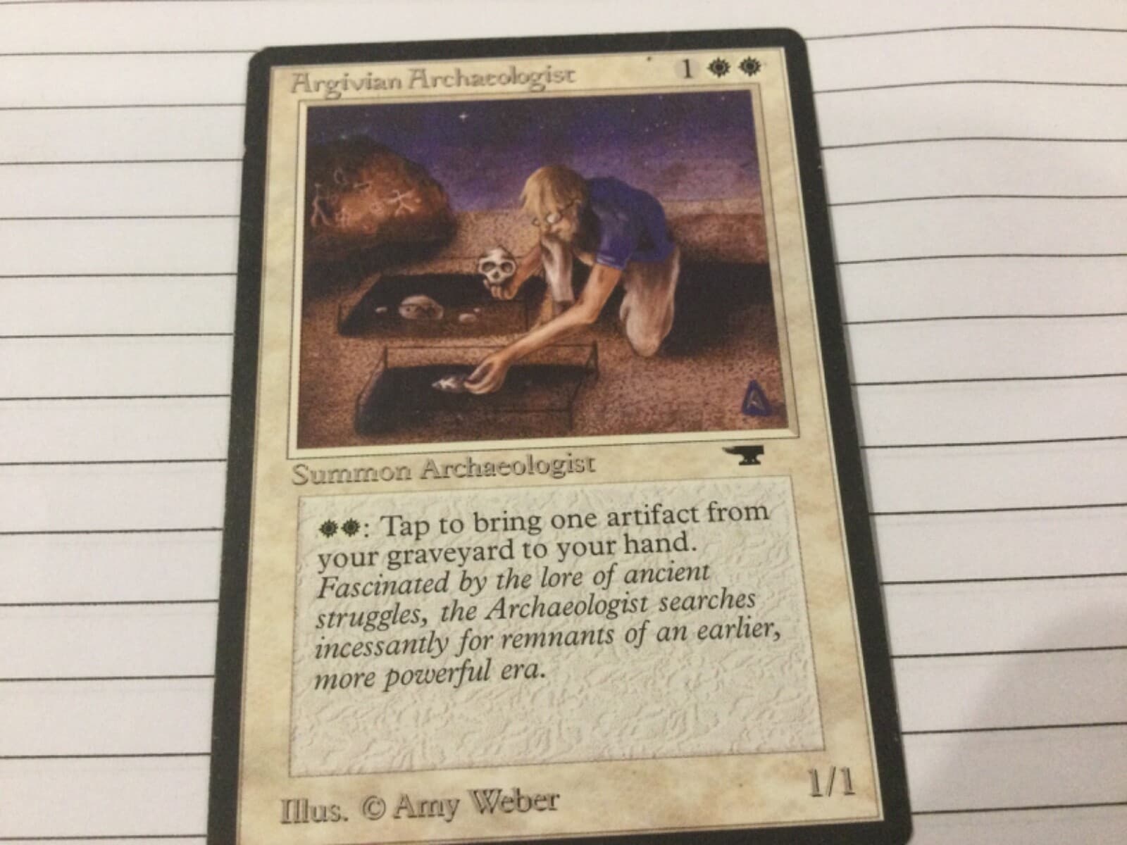 Argivian archaeologist antiquities MTG Magic the gathering