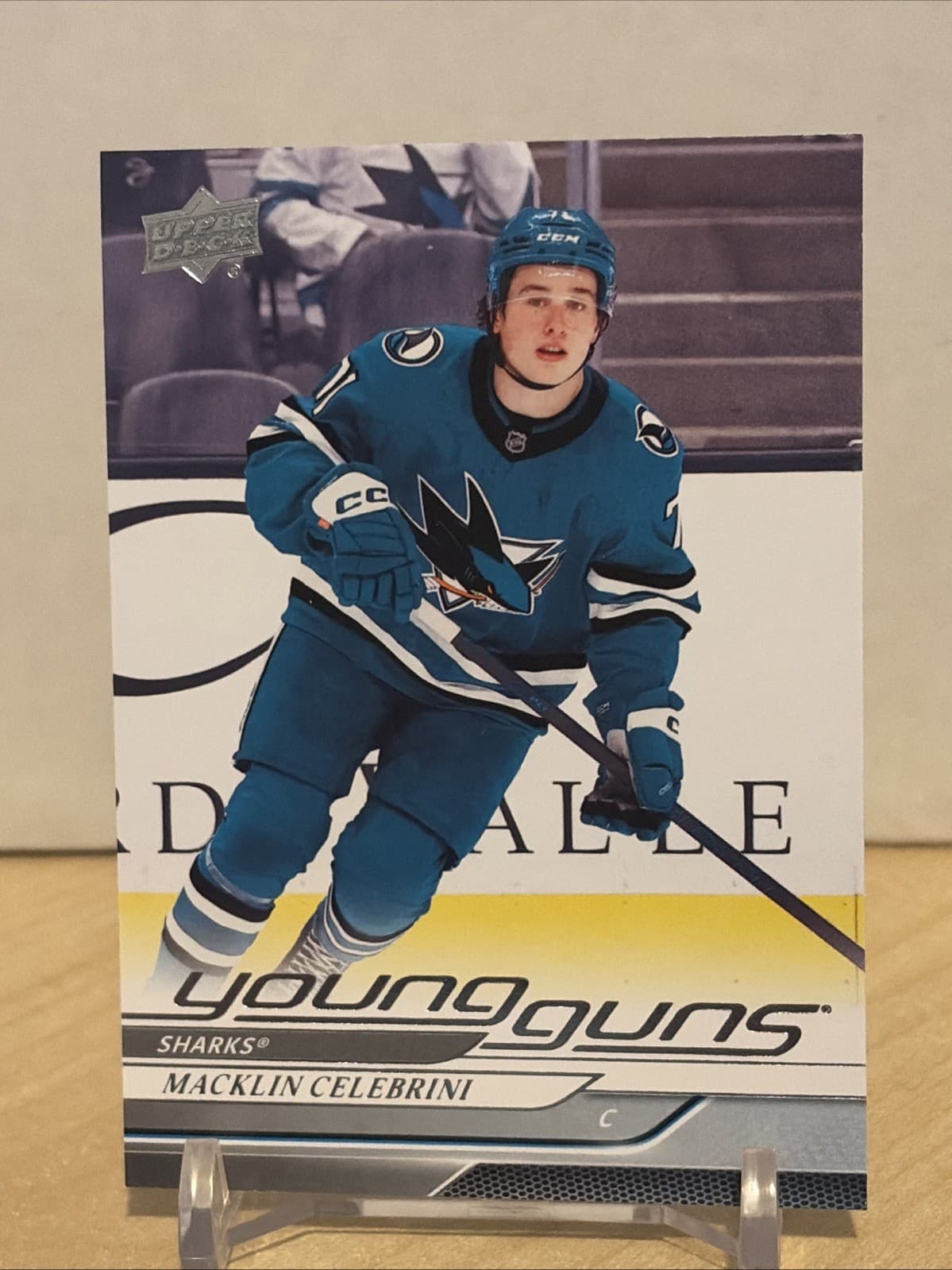 2024-25 Upper Deck #451 Macklin Celebrini Sharks Young Guns