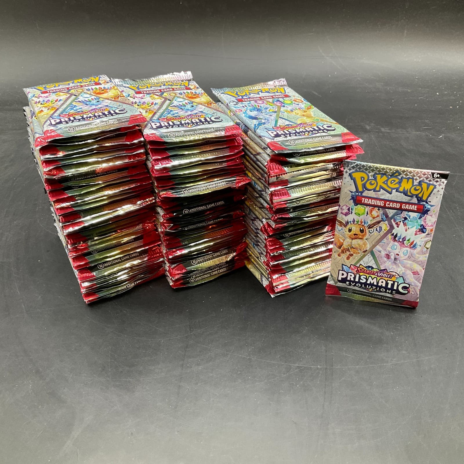 Lot of (100) Pokemon TCG Prismatic Evolutions Booster Packs SEALED SV8.5