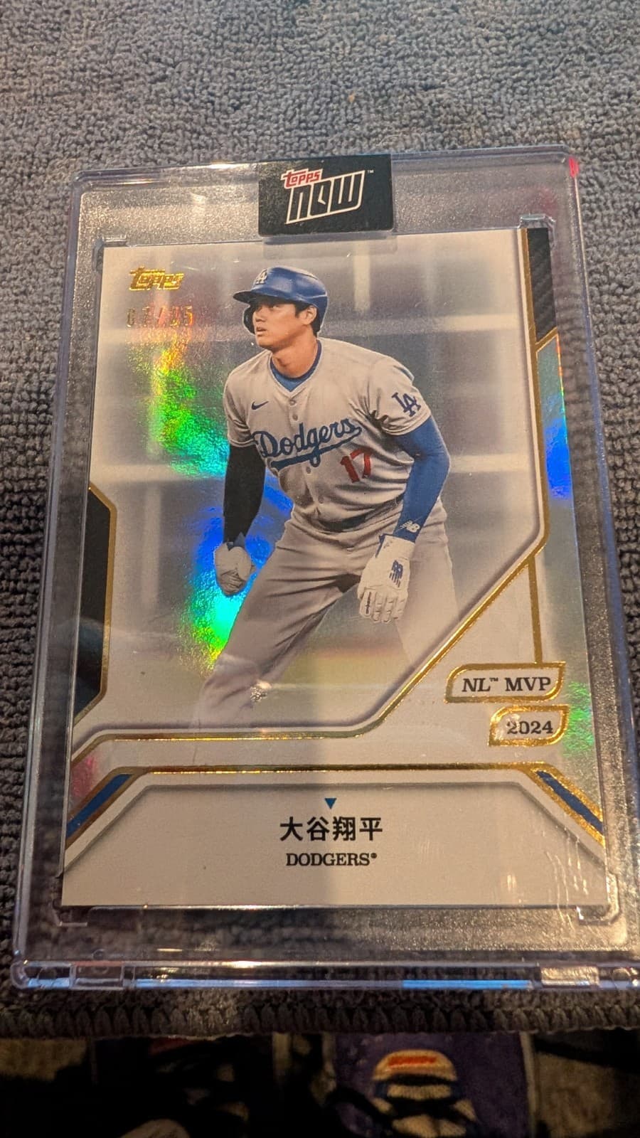 2026 Shohei Ohtani 2025 Topps MVP Collection #17 KANJI LANGUAGE RAINBOW Foil...