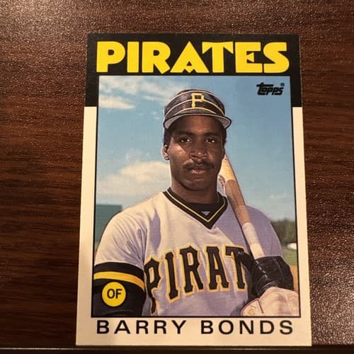 1986 Topps Traded - #11T Barry Bonds Rookie Error Card RARE💯