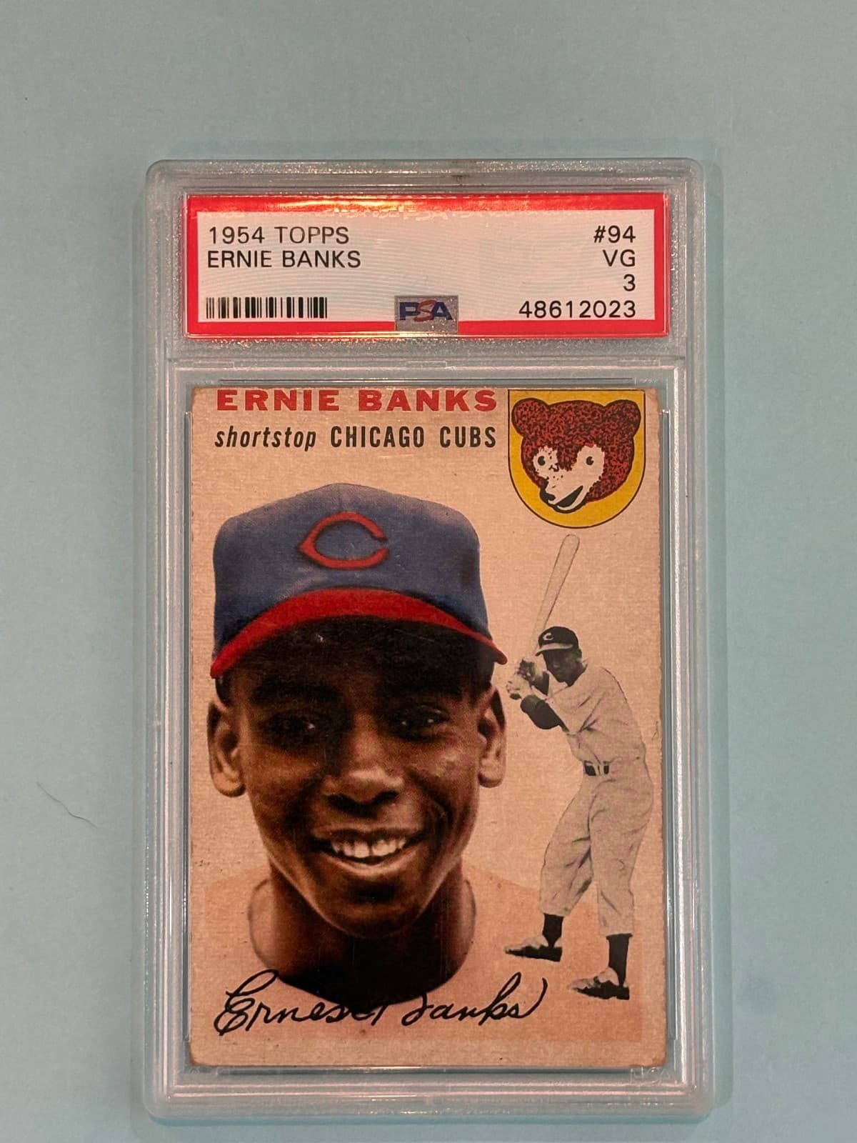 1954 Topps Ernie Banks #94 PSA 3 VG Rookie Card RC