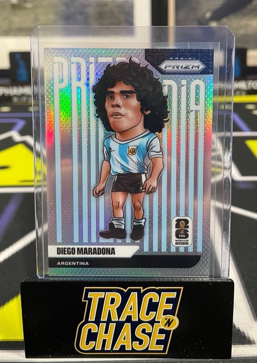 2026 Panini Prizm FIFA World Cup Diego Maradona #30 Prizmania Prizm Case Hit SSP