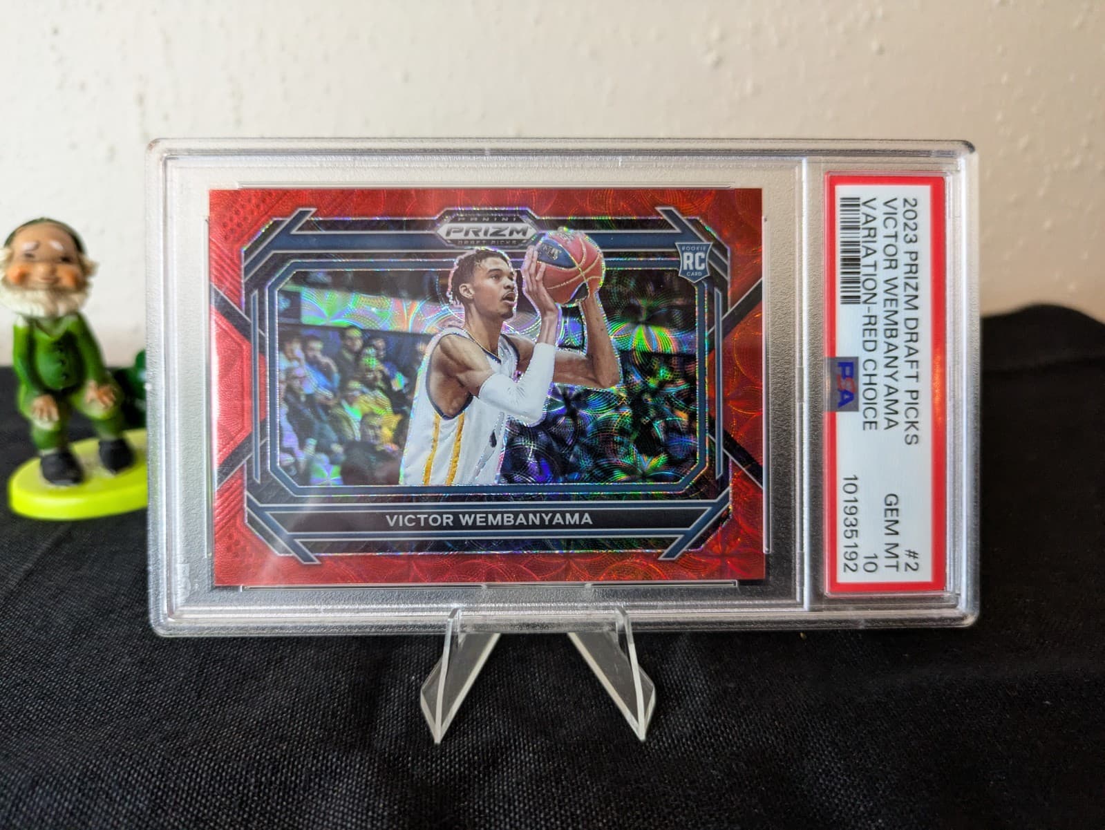 2023 Panini Draft Picks Red Choice Var 55/88 Victor Wembanyama #2 RC PSA 10