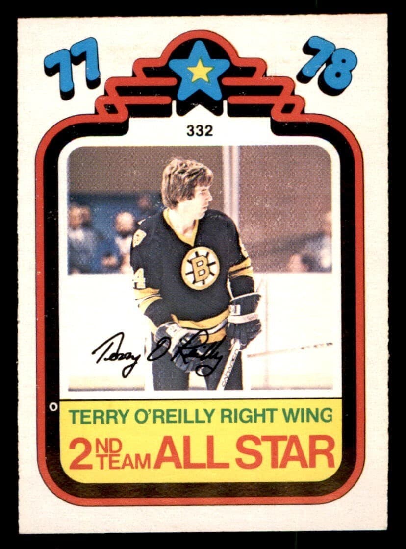 1978 OPC O-Pee-Chee Hockey #332 Terry O'Reilly (All-Star) NM/MT *e1