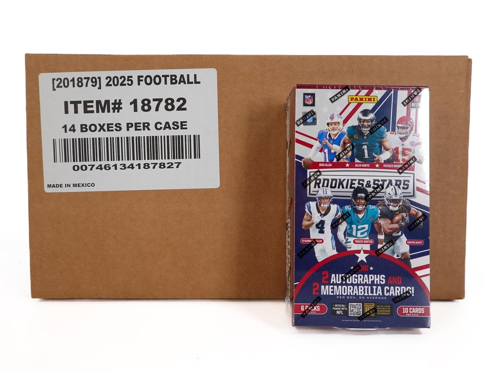 2025 PANINI ROOKIES & STARS FOOTBALL HOBBY 14-BOX CASE