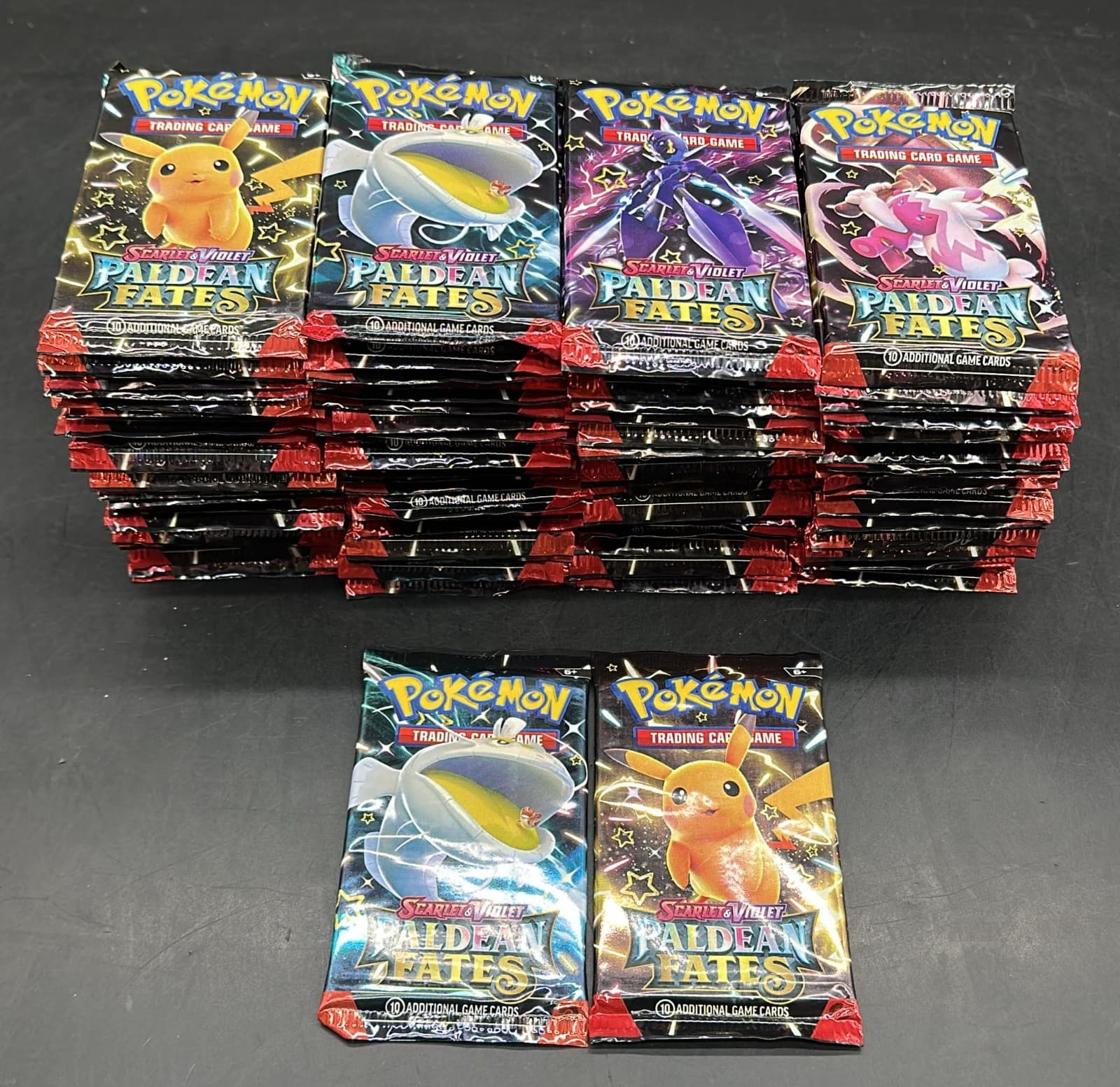 Lot of (99) Pokemon TCG Paldean Fates Booster Packs SEALED SV4.5