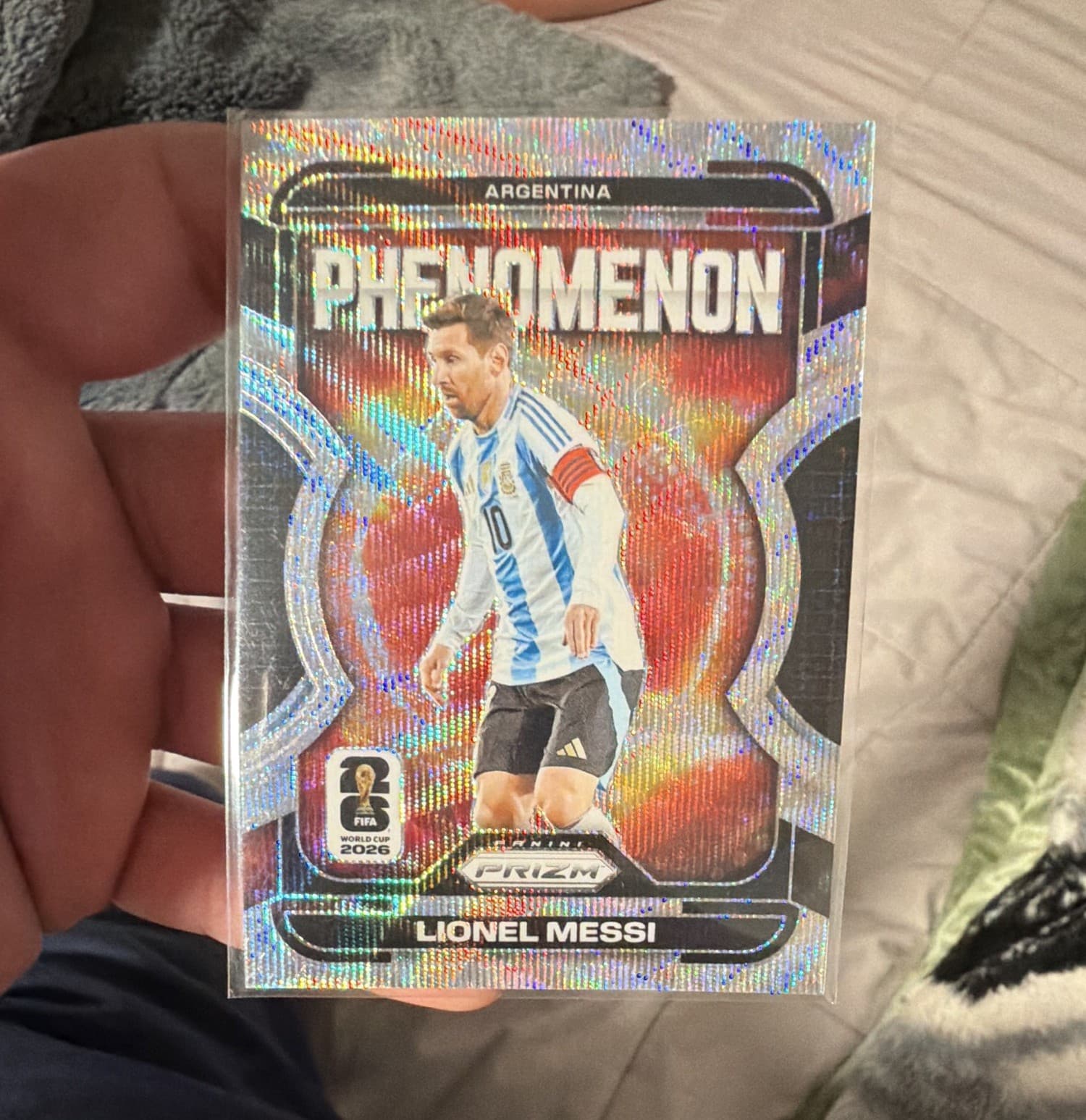 Panini 2026 Prizm FIFA World Cup Phenomenon Lionel Messi Argentina #19 Soccer