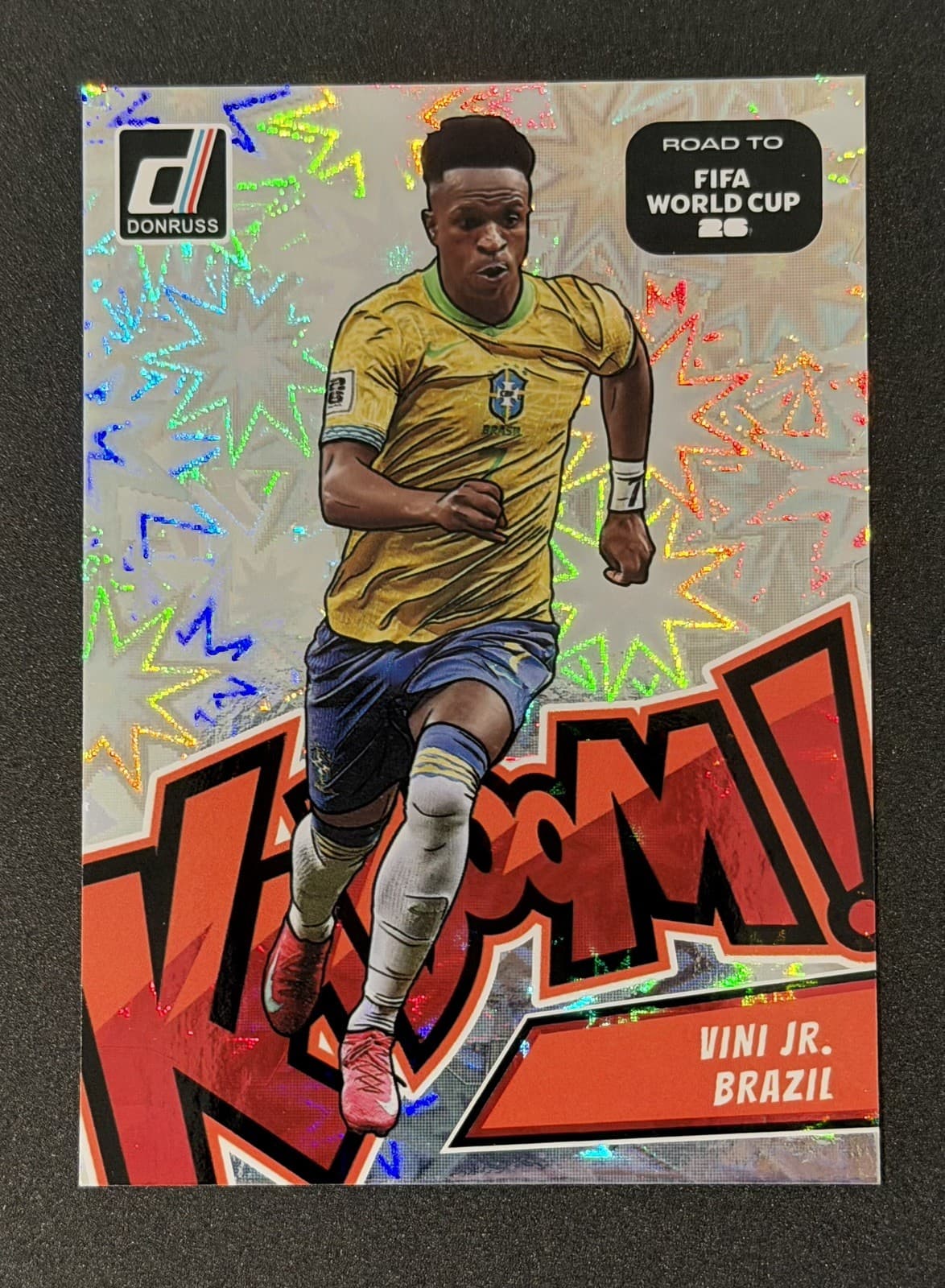 Panini 2025-26 Donruss Road to the World Cup - Kaboom Vini Jr Brazil / Case hit