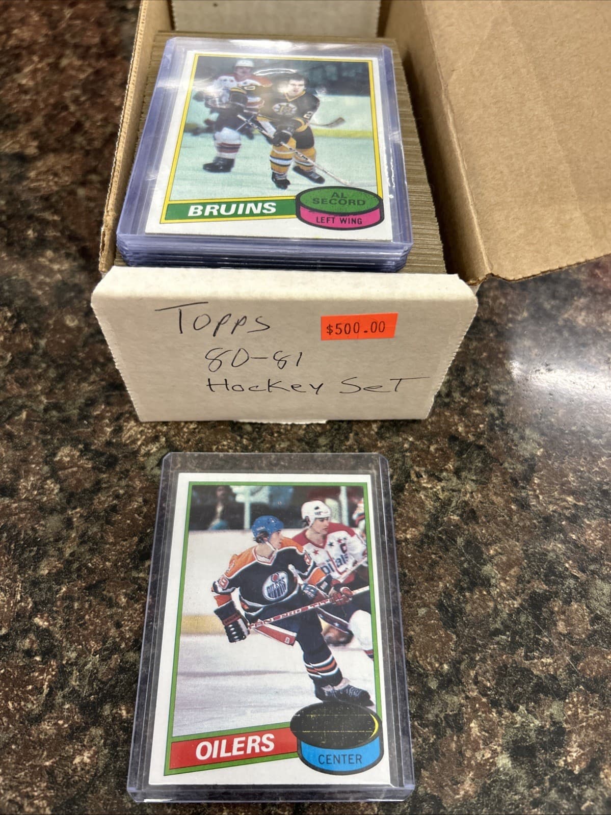 1980 Topps Hockey Complete Set Ex-Mt/Nr-Mt Gretzky Bourque