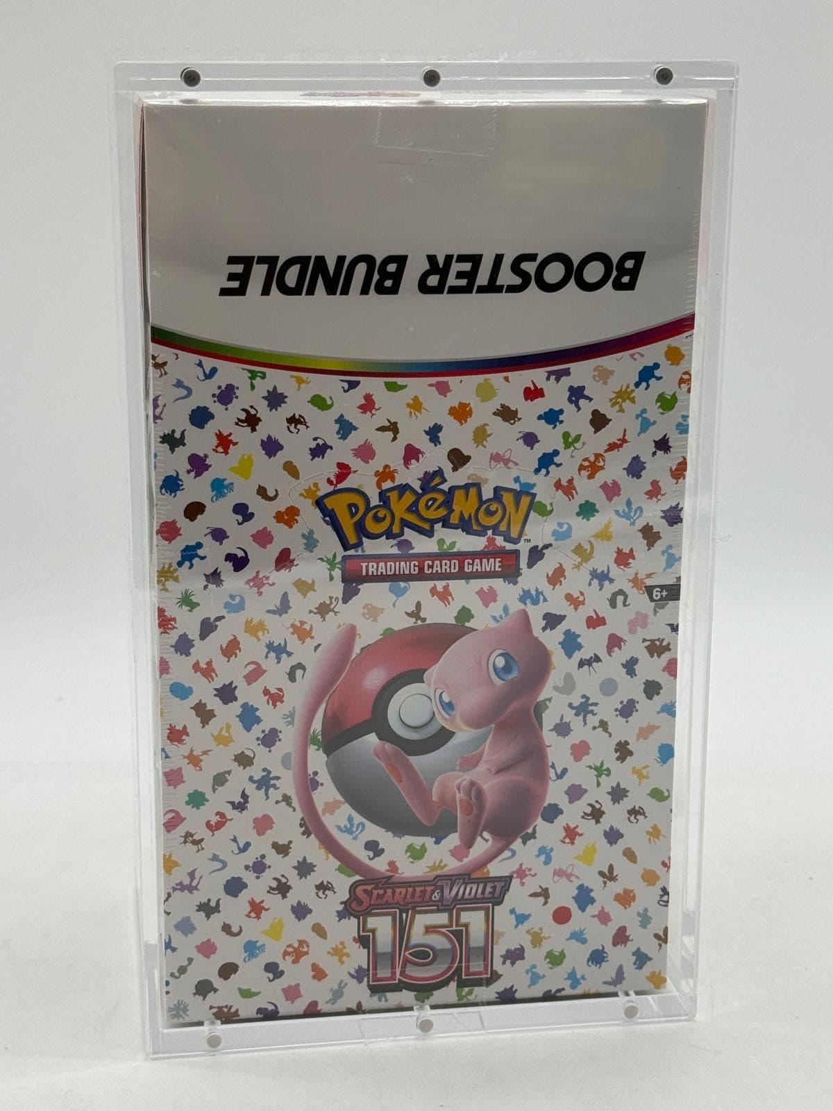 Pokemon TCG 151 MEW EN Booster Bundle Display SEALED WITH ACRYLIC