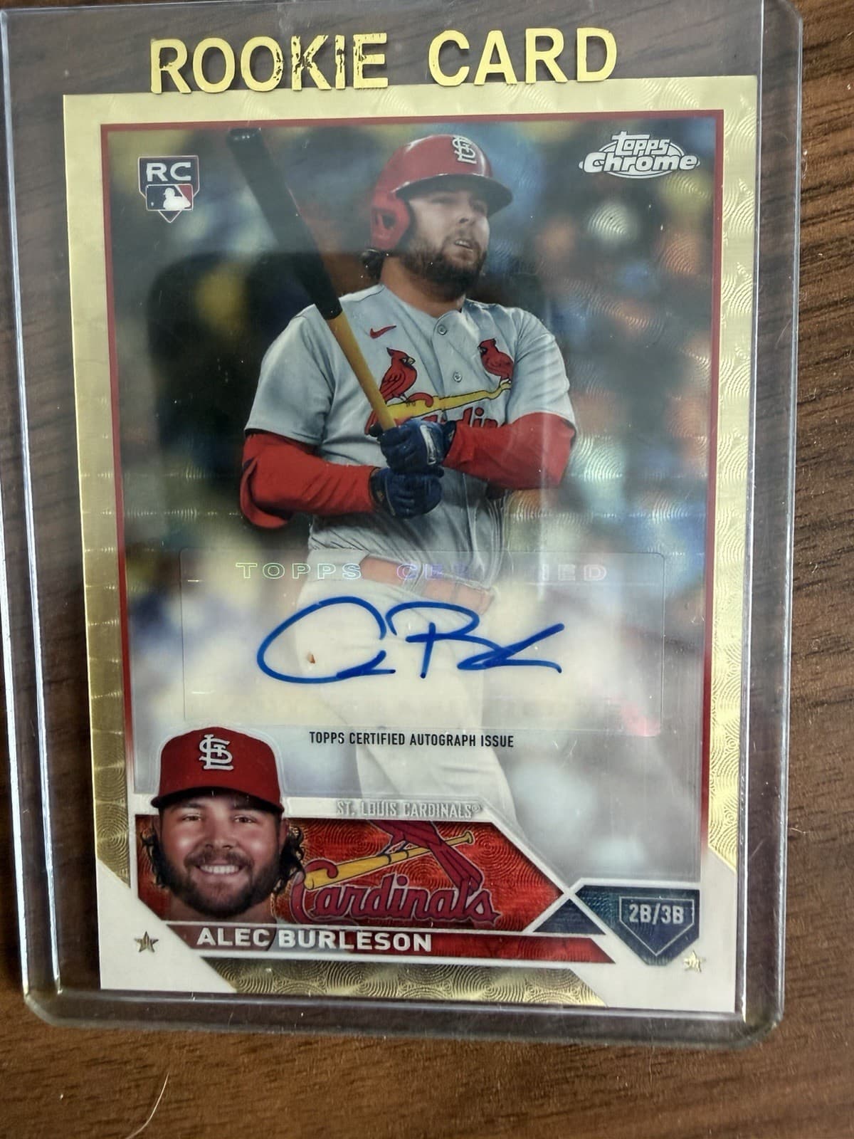 Alec burleson 2023 topps chrome Auto SUPERFRACTOR 1/1 Rc
