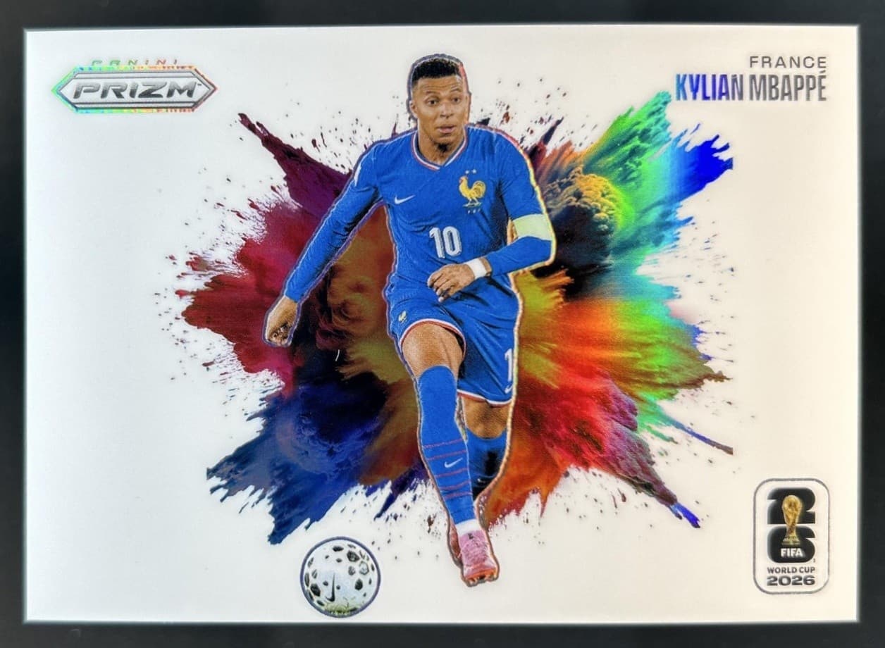 2026 Panini Prizm World Cup Kylian Mbappe Color Blast SSP #5 France