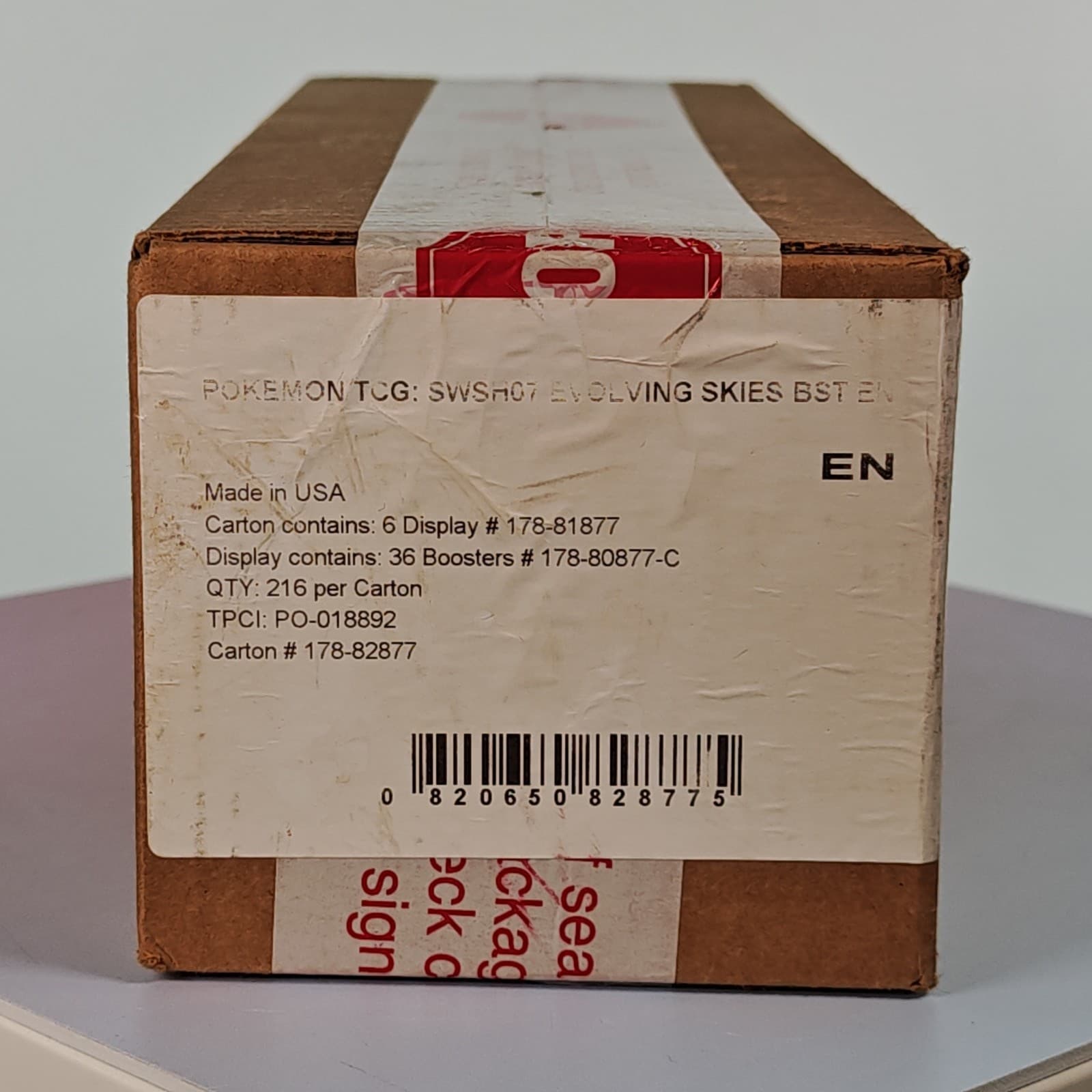 Evolving Skies Pokemon 2021 Booster Case Displays 216 Packs English Sealed Original Box