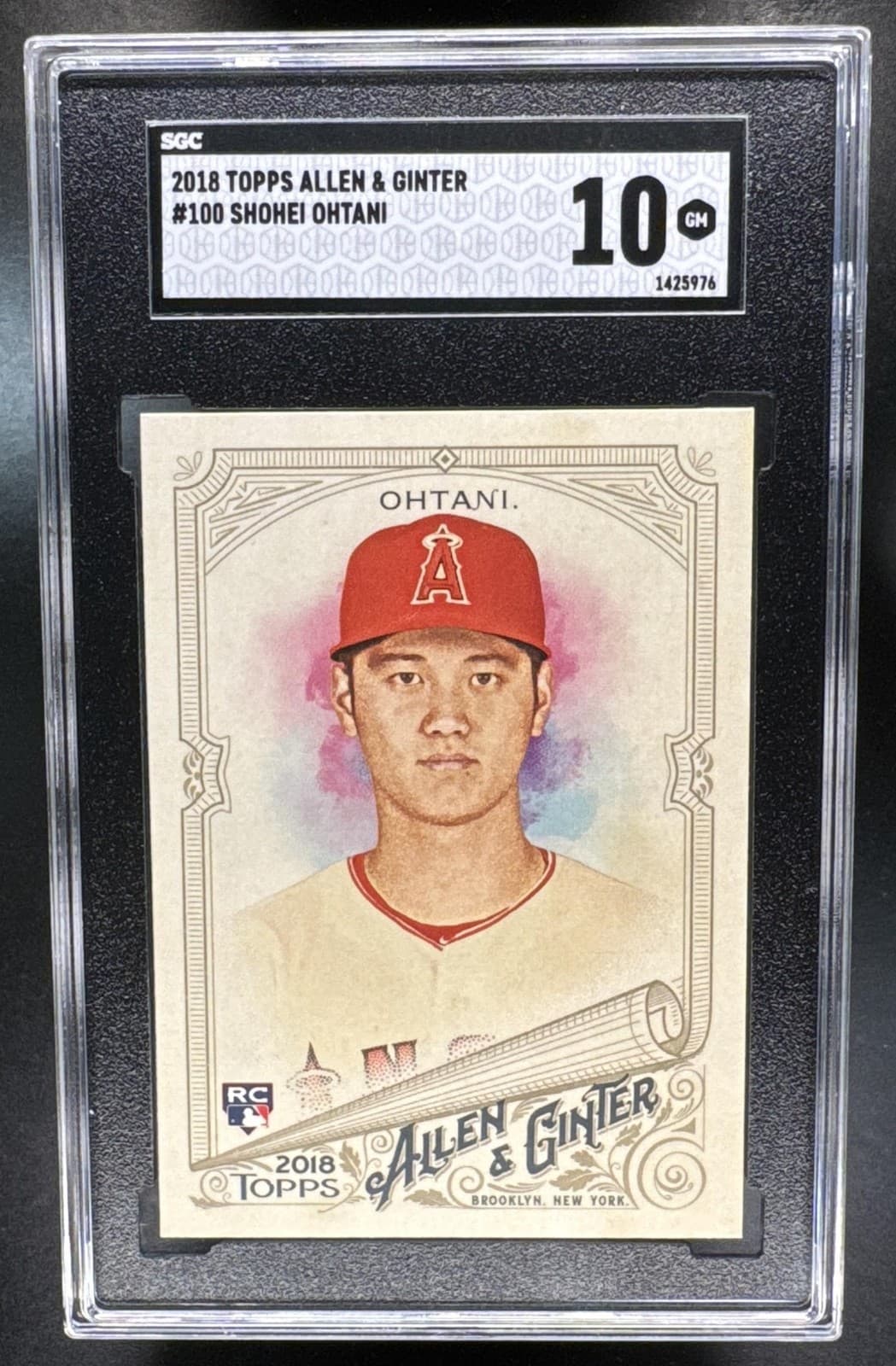 2018 Topps Allen & Ginter Shohei Ohtani #100 RC Angels SGC 10