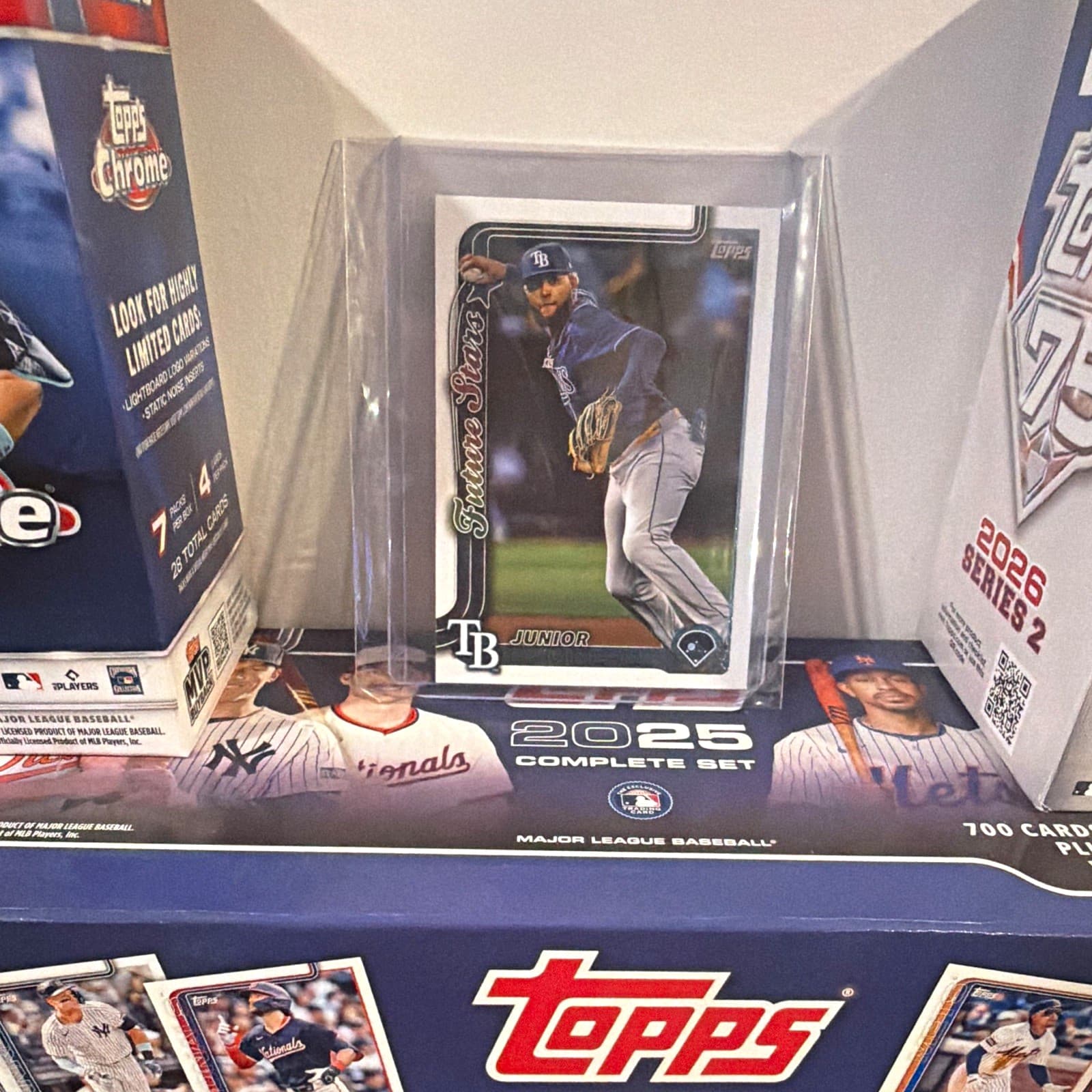 Topps 2025 Complete Set Junior Tampa Bay Rays Baseball Card MLB Base Set