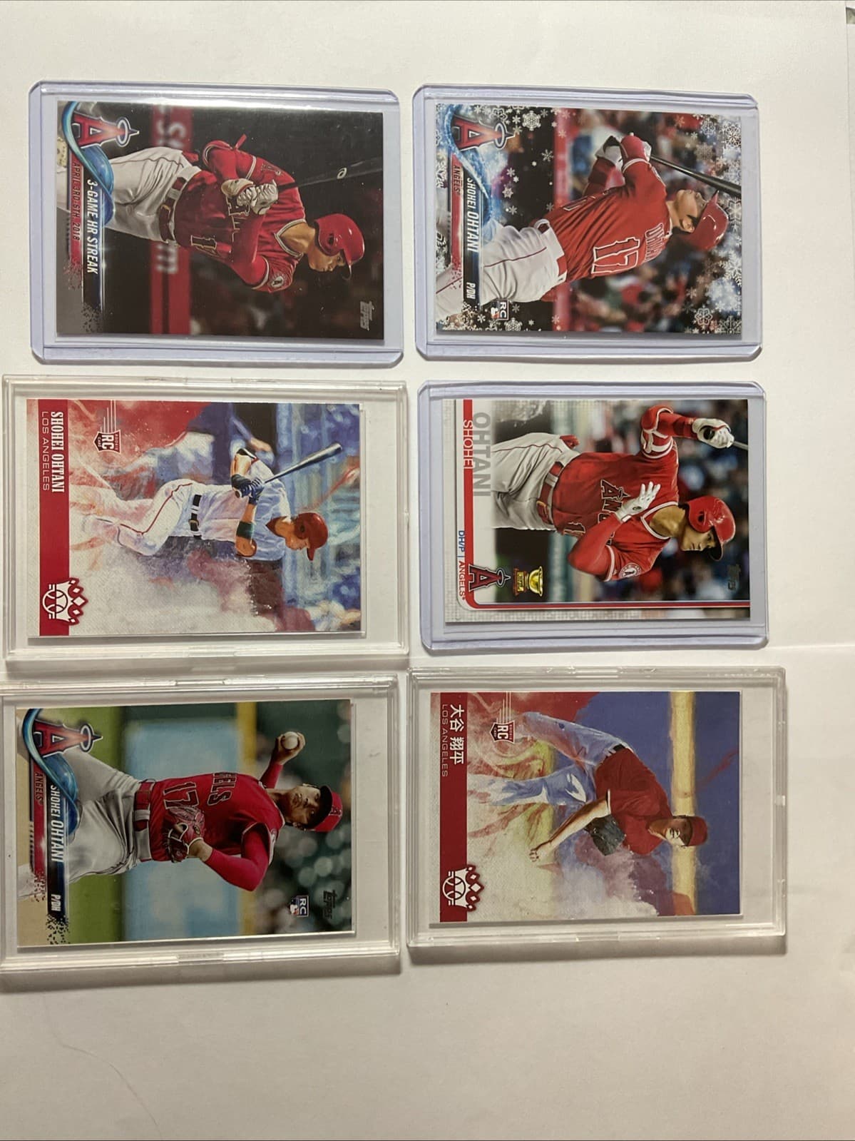 shohei ohtani 6 Card Lot