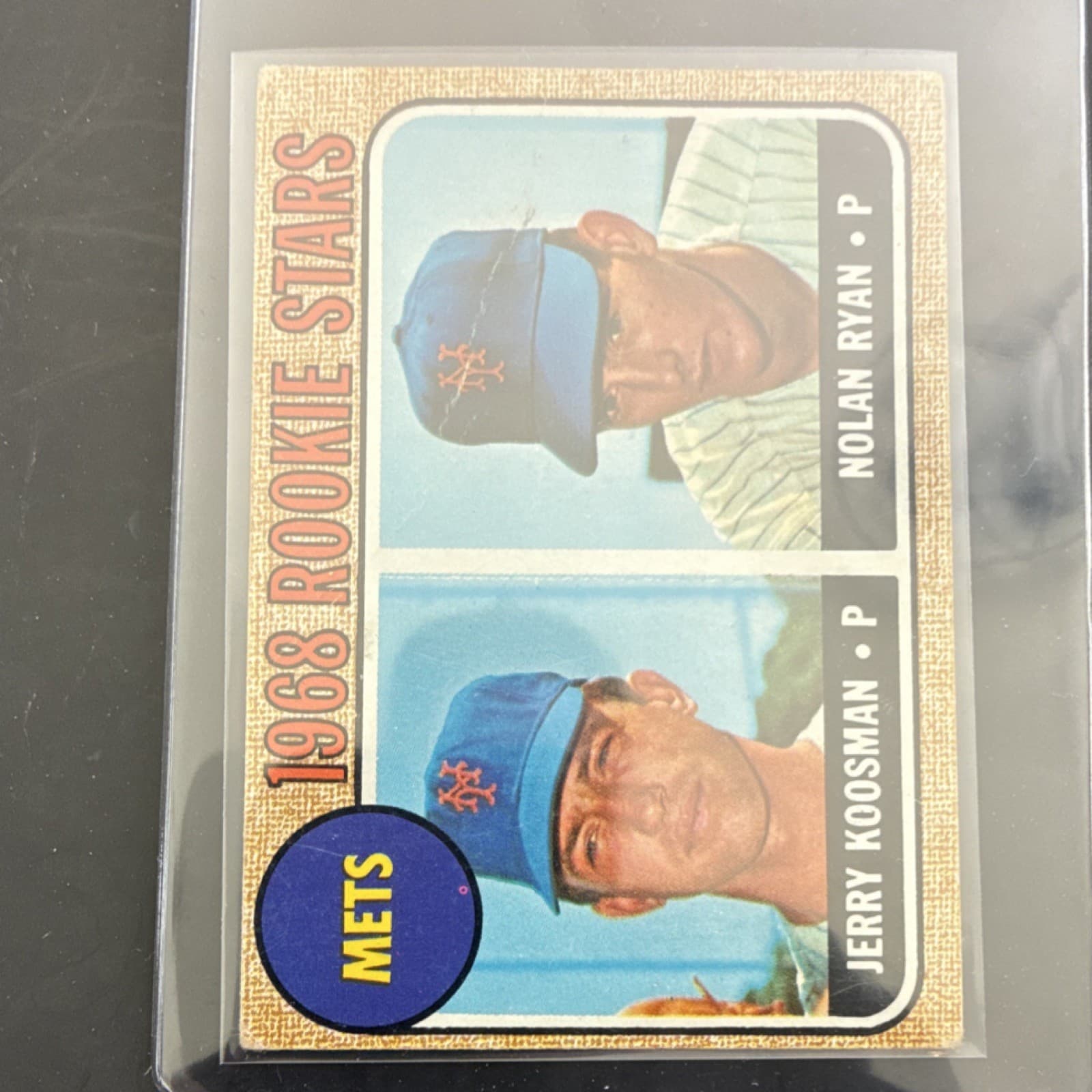 Topps 1968 Rookie Stars Nolan Ryan Jerry Koosman #177 Mets Baseball