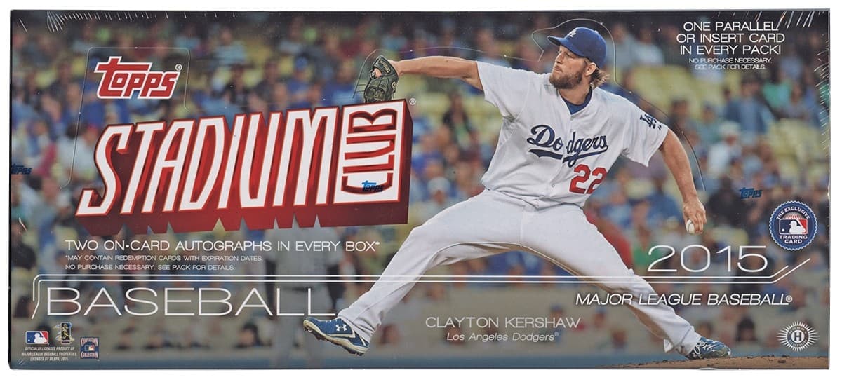 2015 Topps Stadium Club Baseball Hobby Box